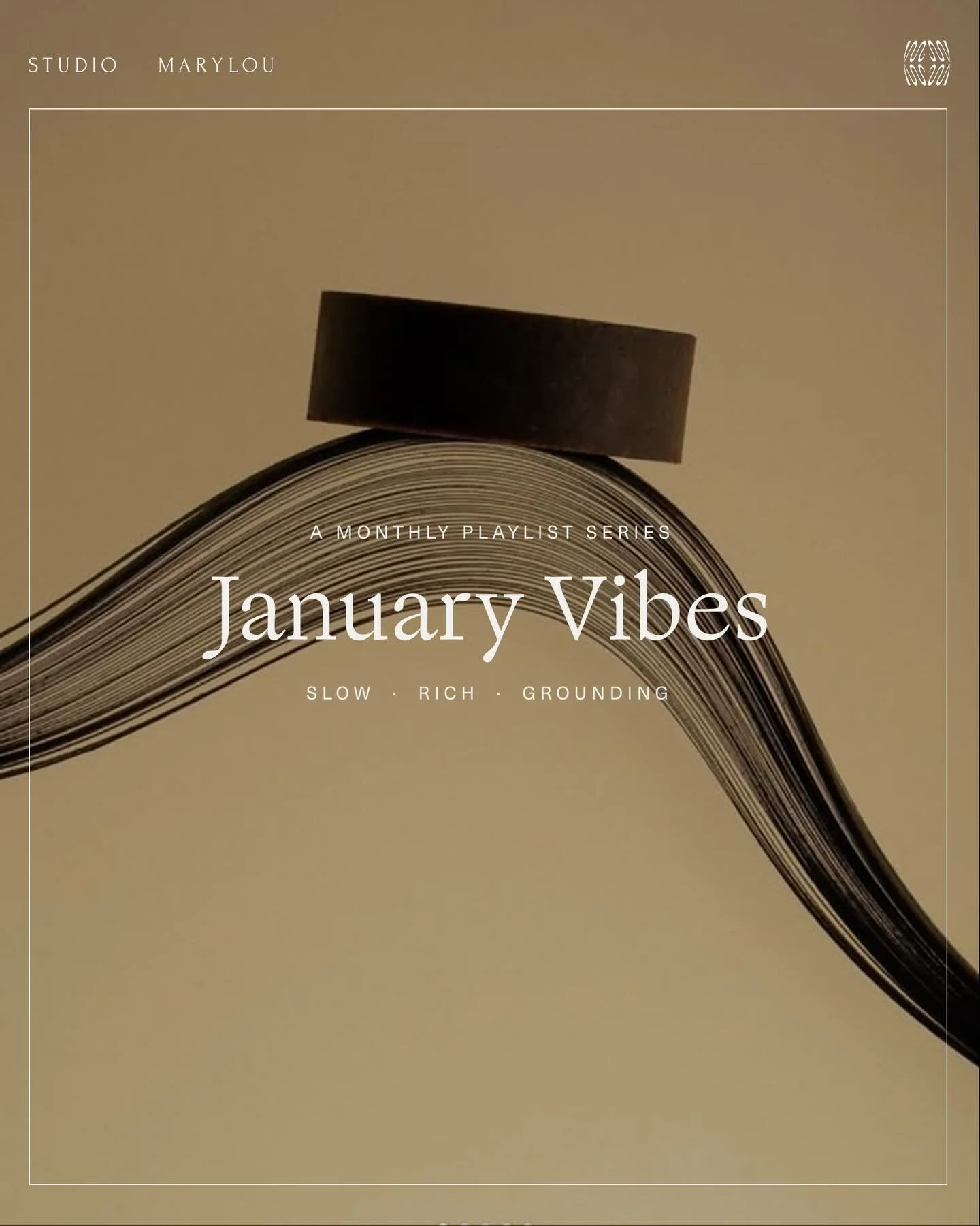This month has felt like the comfort of staying close to home, with shorter days, warm ambient light, nourishing food, and time to reconnect with ourselves.

This playlist is a soft return. A steady intention to move gently, work meaningfully, and le