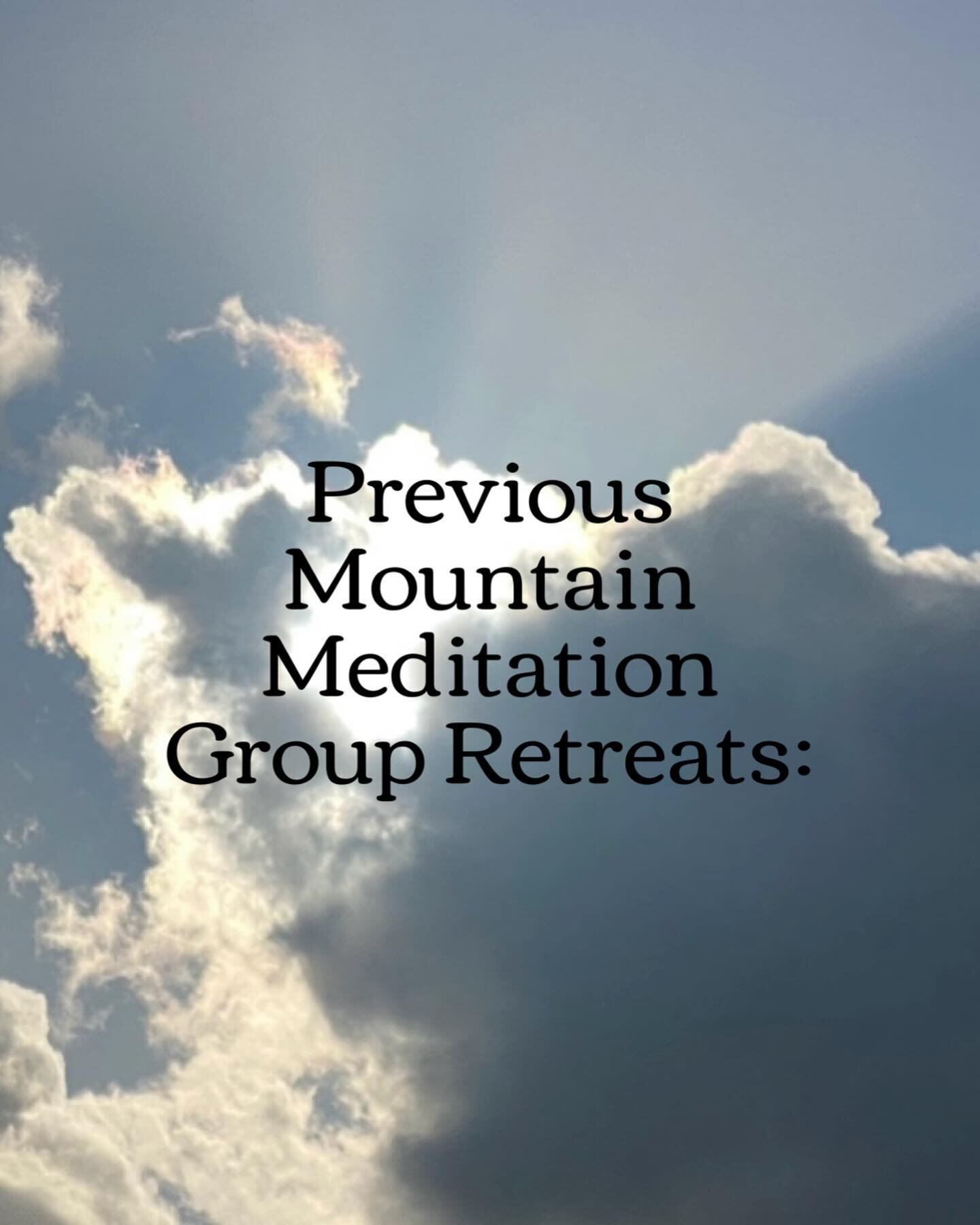The upcoming silent retreat is Feb 21-25th. 

Click the link in my bio to learn more and register 🙏🏻

🌙✨🏔️

@mountmadonnacenter 

#retreat #silentretreat #meditationretreat #guidedmeditation #meditation #meditationguide #meditationteacher #mindfu
