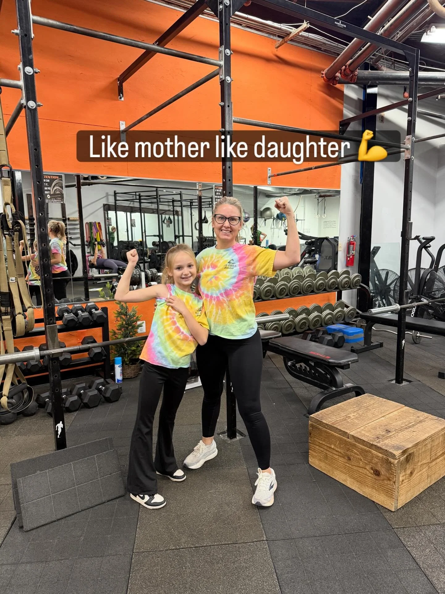 Leading by example! Strong women and starting young! ❤️#leadbyexample#strongwomen#noexcuses