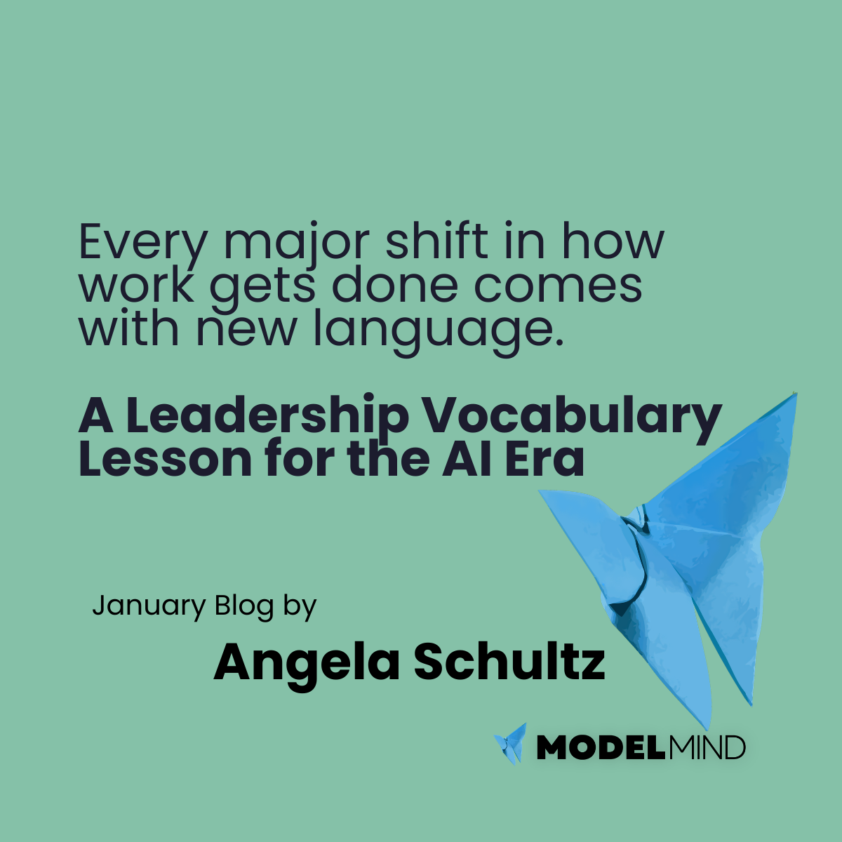 A Leadership Vocabulary Lesson for the AI Era