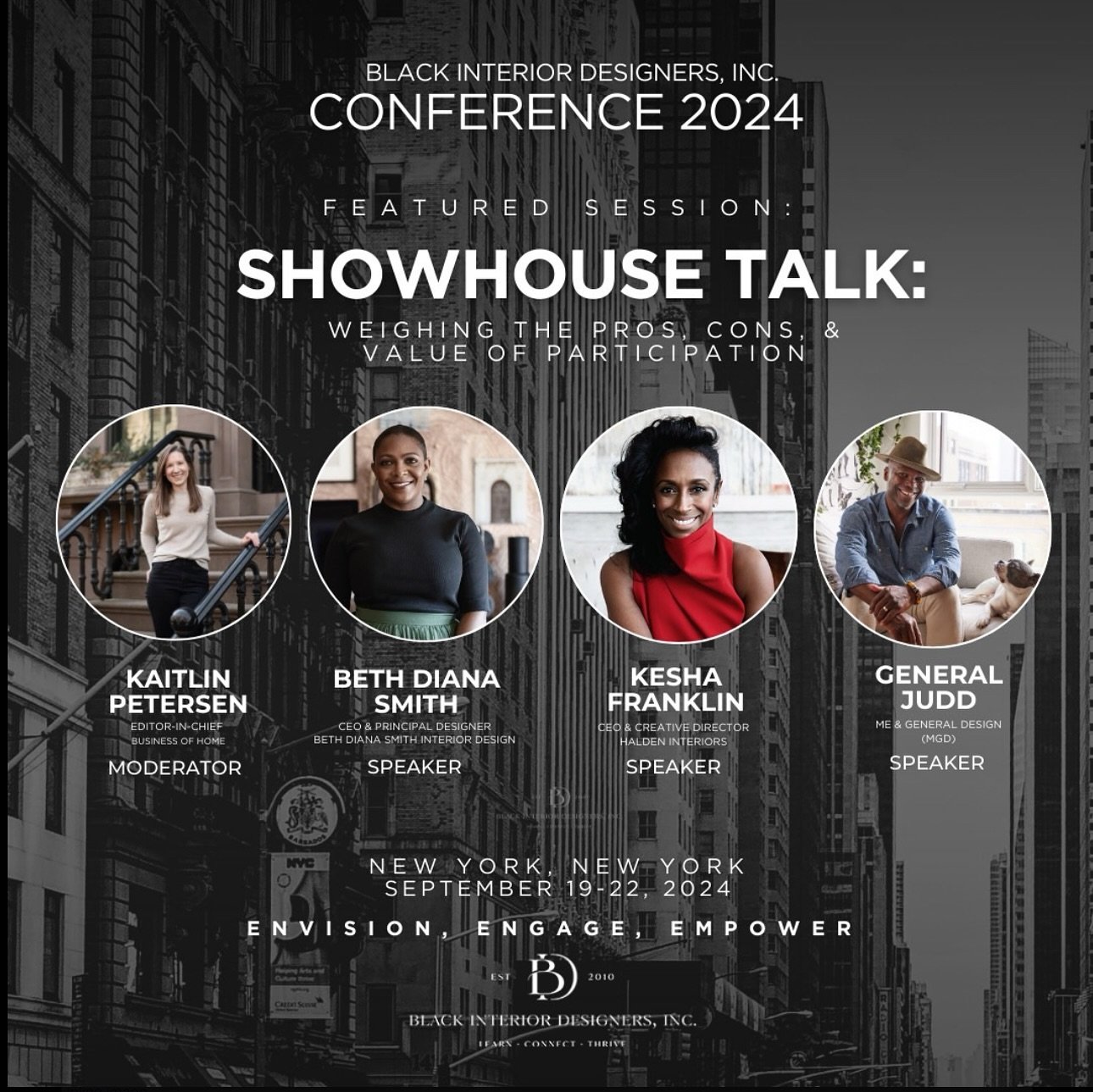 I&rsquo;m both honored and thrilled to be a speaker for the 2024 #BIDINCCONFERENCE This annual event brings together the most talented and knowledgeable designers in our design industry for 3 days of sessions, real stories, advice, programming and ev