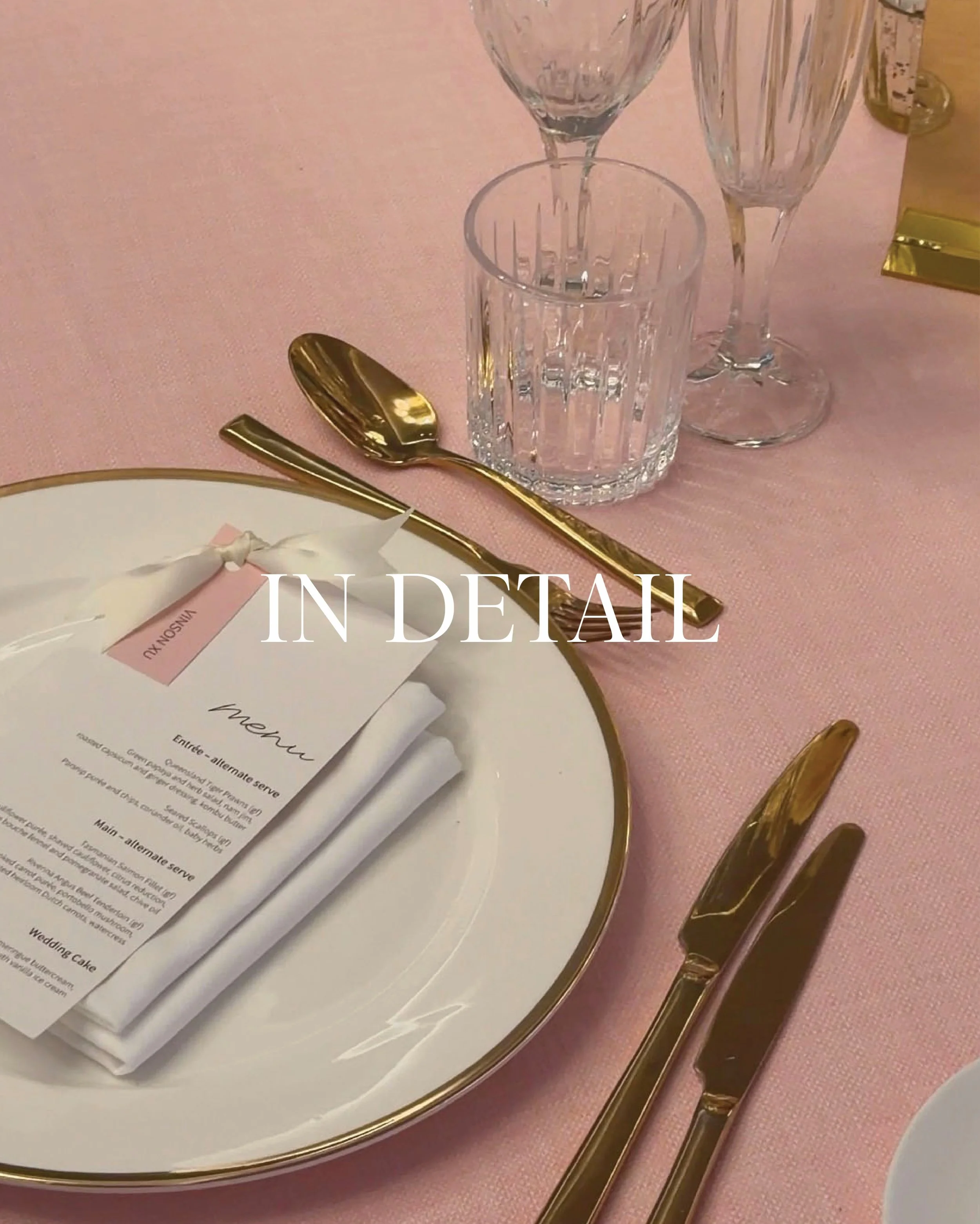 Sometimes the smallest details are the ones that quietly complete the whole picture.

#Styledbyjuno #WeddingDetails #SydneyWeddingStylist #TableStyling #SydneyWeddings