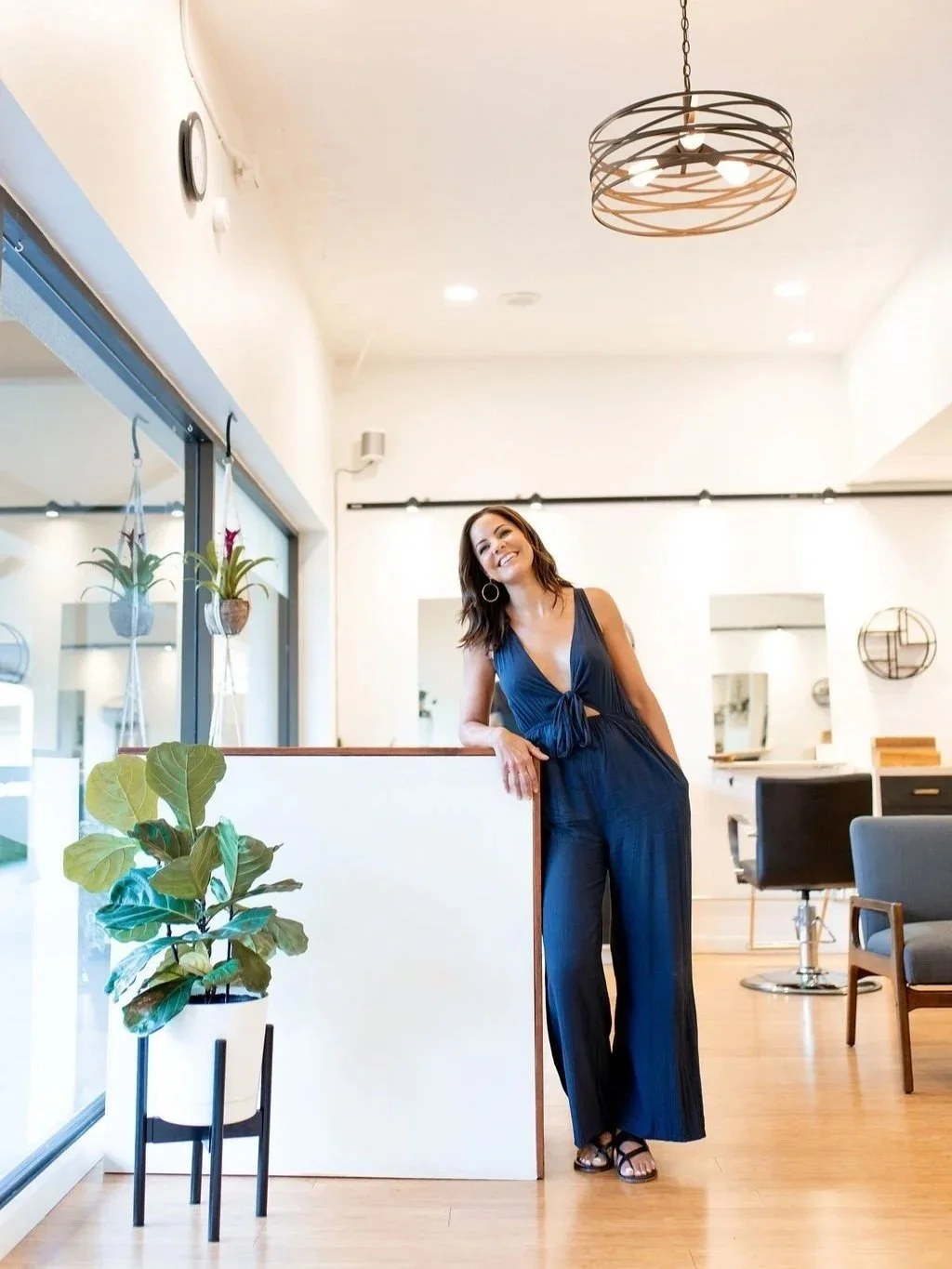 Anjalee Middleton founder of the Sustainery Hair Studio in Honolulu, Hawaii