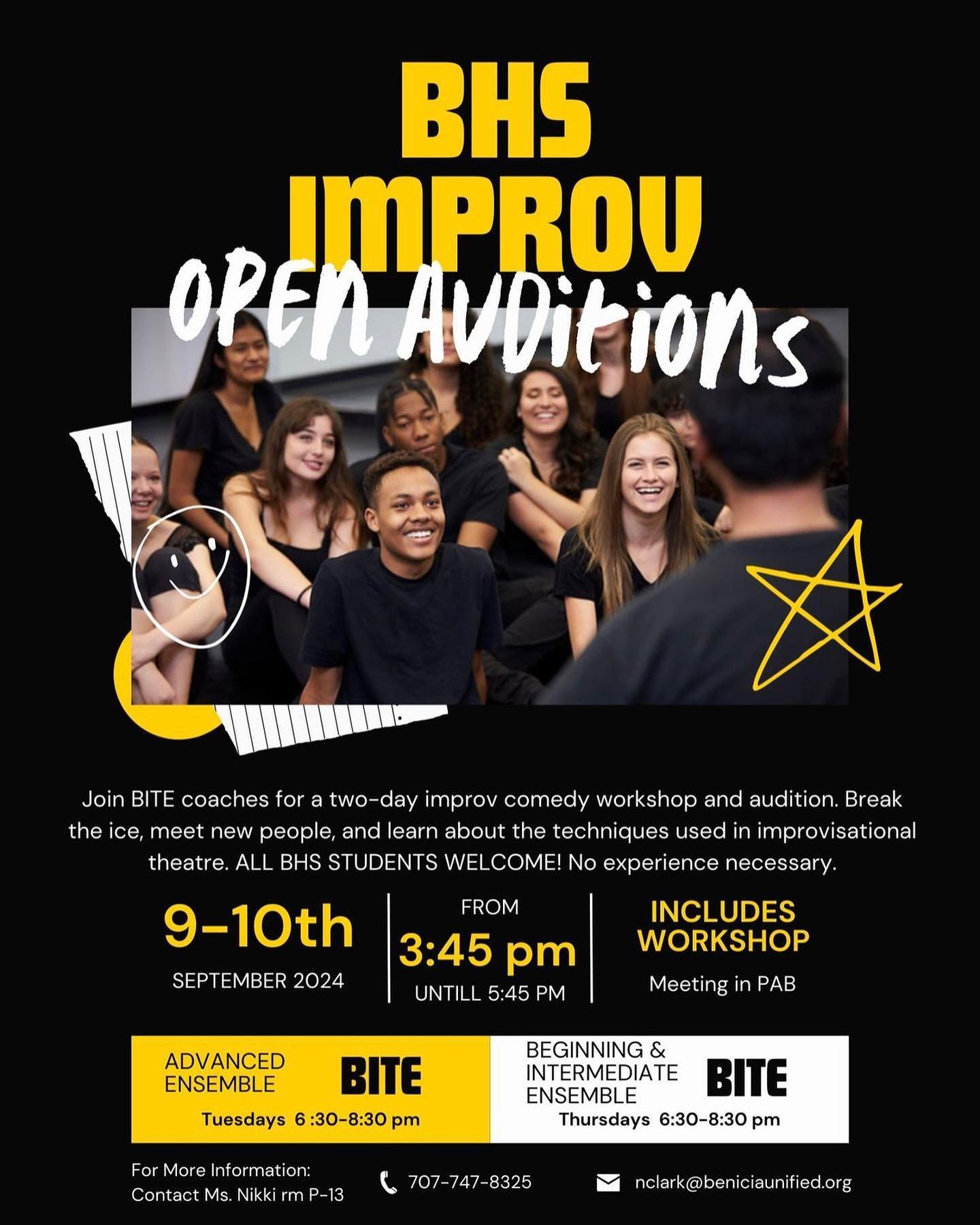 We&rsquo;re so excited for another year of watching the amazing B.I.T.E team!  @bhs.bite.improv