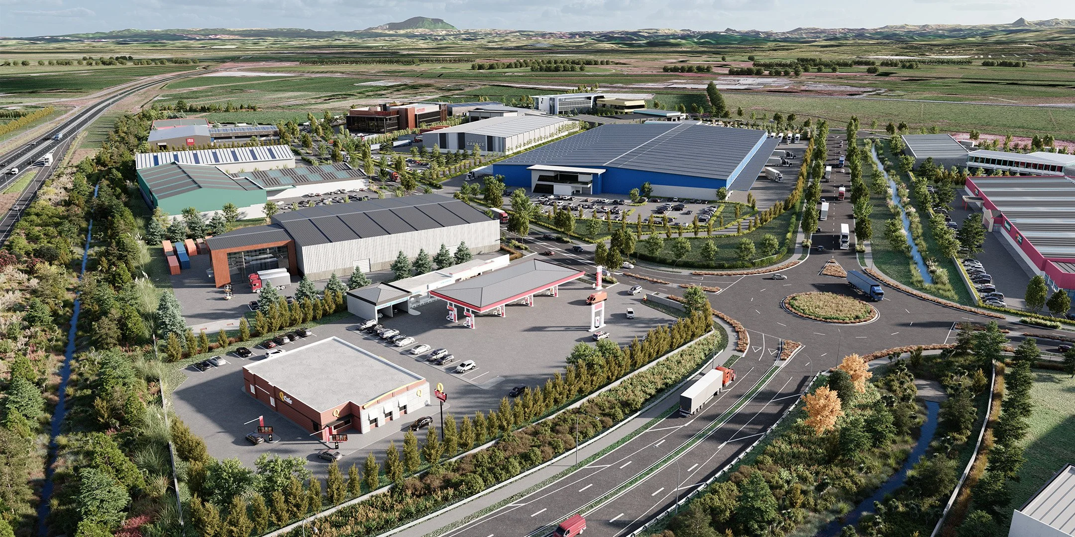 Rangiuru Business Park Stage 1 Earthworks, Civils, & Stormwater Pond