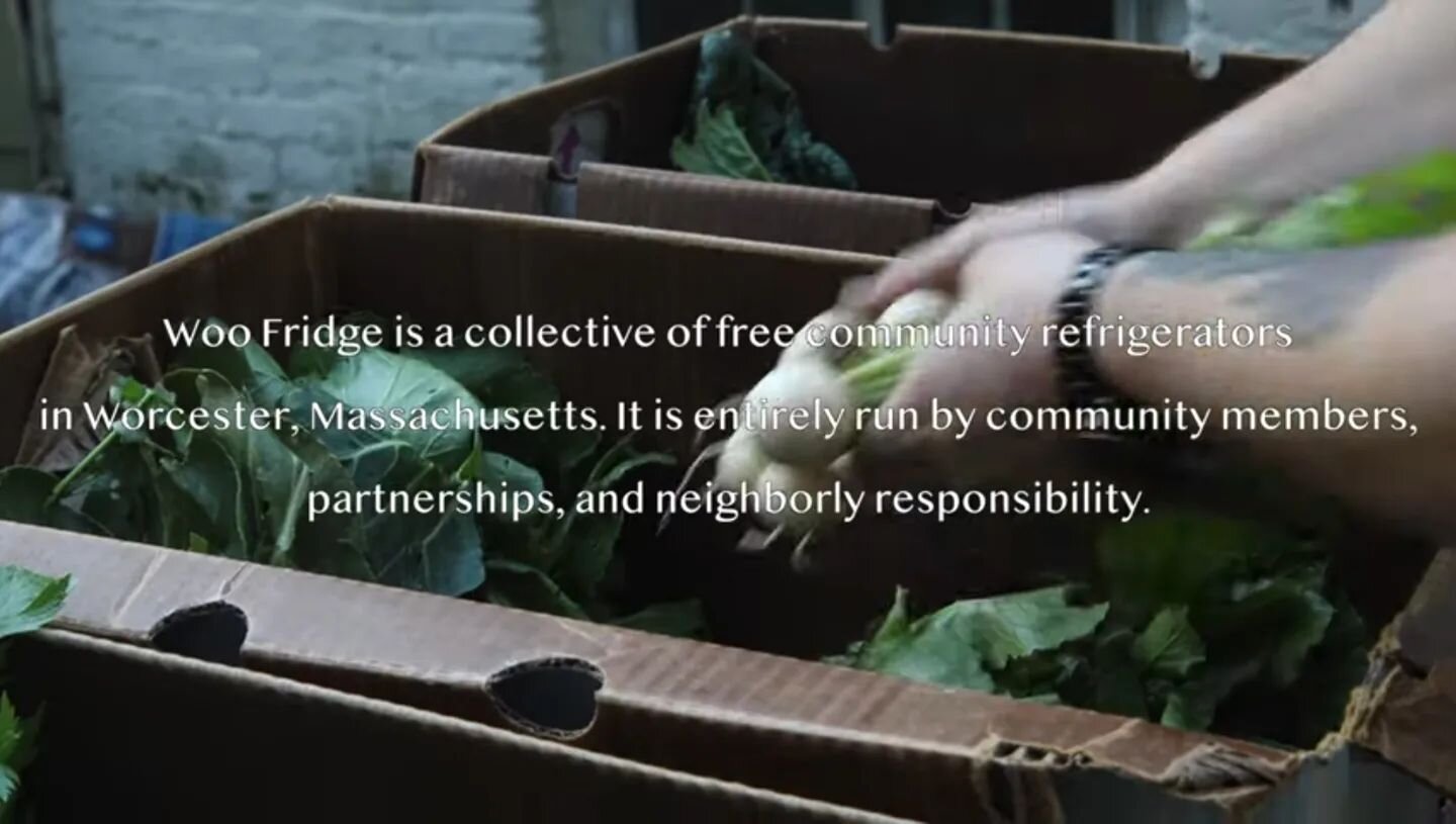 Three years ago today, Worcester's first community fridge was installed at 910 Main St!

In celebration: check out this beautiful documentary by Thu Le about the fridges (link in bio, fridge content at 6:50) ❤️&zwj;🔥

Special shout out to the vegeta