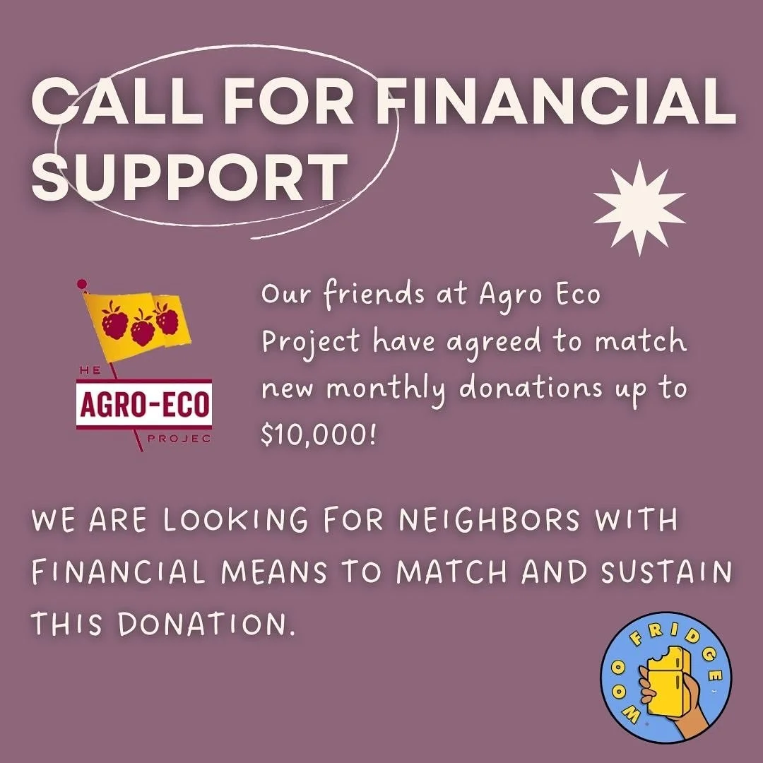 Mutual aid is using our collective assets to meet our collective needs. we value every contribution to this work. and, we want to call on financially comfortably neighbors to step up in this moment.

To encourage neighbors participation in sustaining