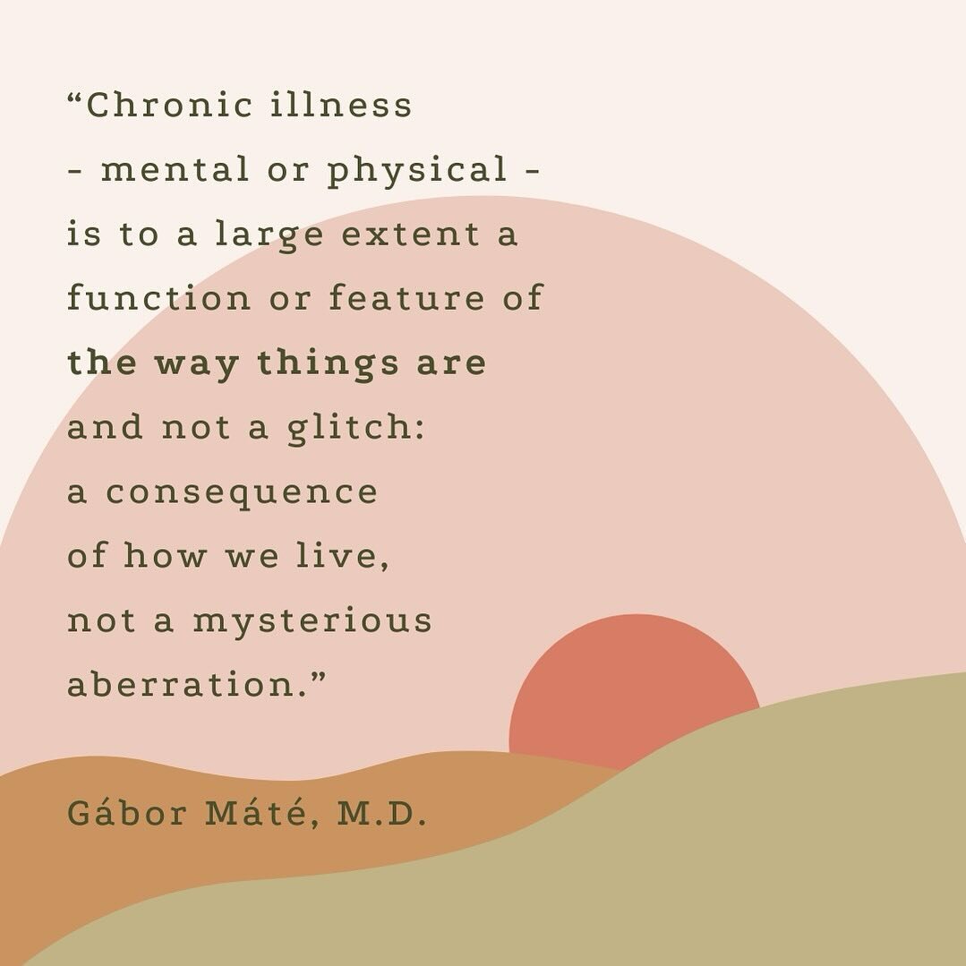 Illness as a consequence of how we live?

That is a pretty bold statement!

Although the phrasing can be felt as a judgment, the sentiment is spot on - a reframe that might be understood with less defensiveness:

&lsquo;how you &lsquo;live&rsquo; you