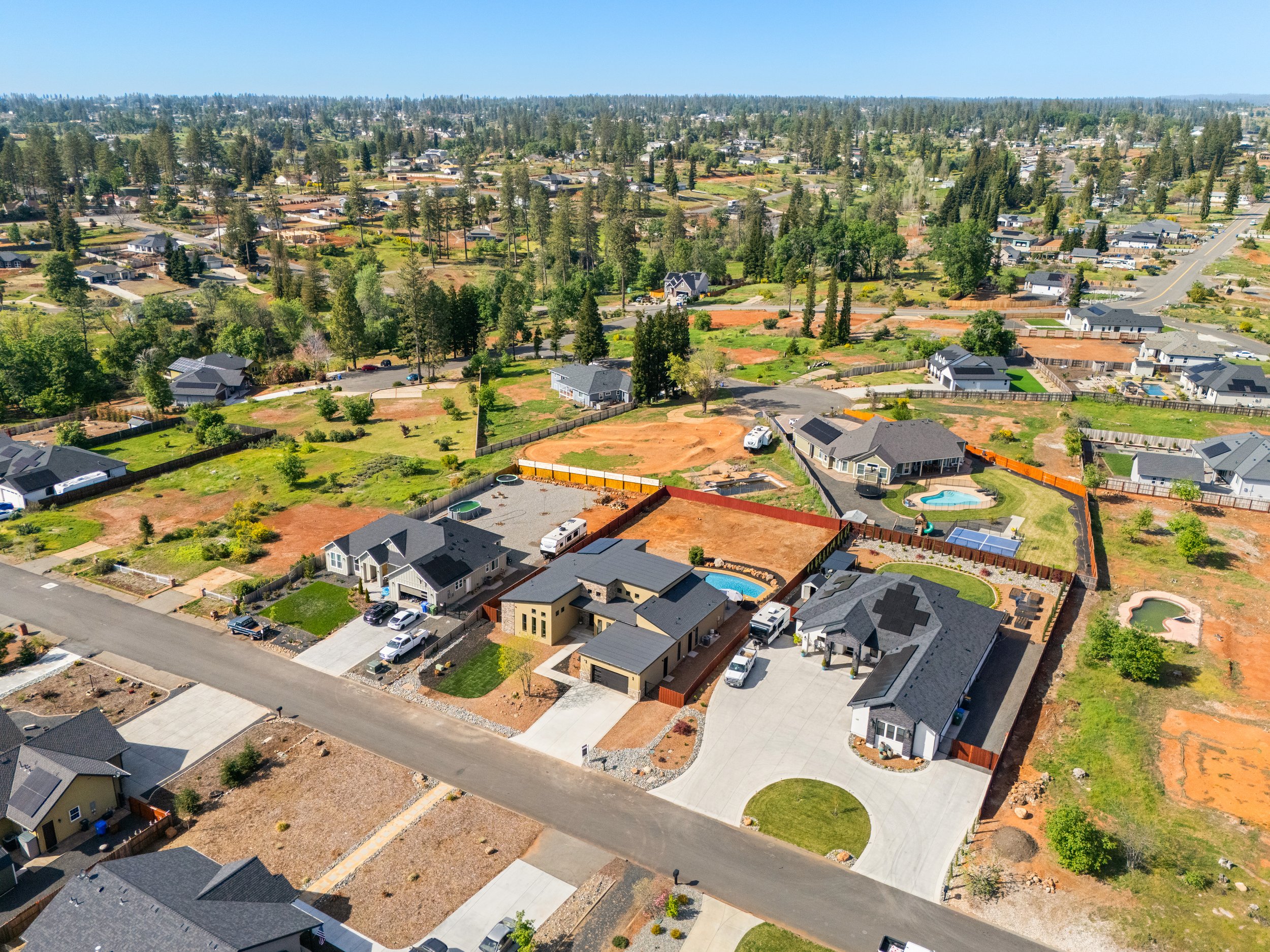 5093 Malibu Drive, Paradise, CA Aerial Image Beautiful Paradise!