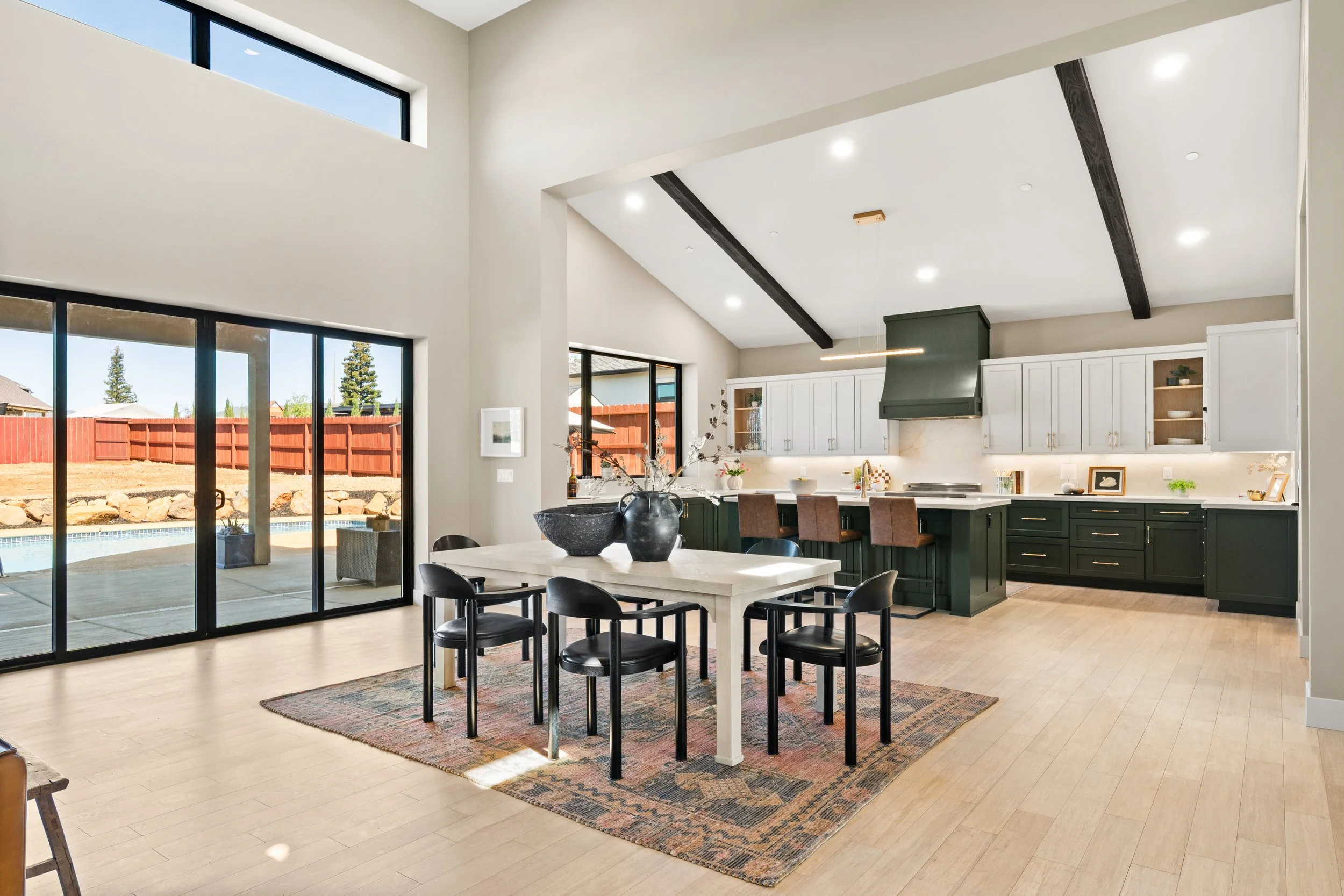 5093 Malibu Drive, Paradise, CA Kitchen with Vaulted Ceilings