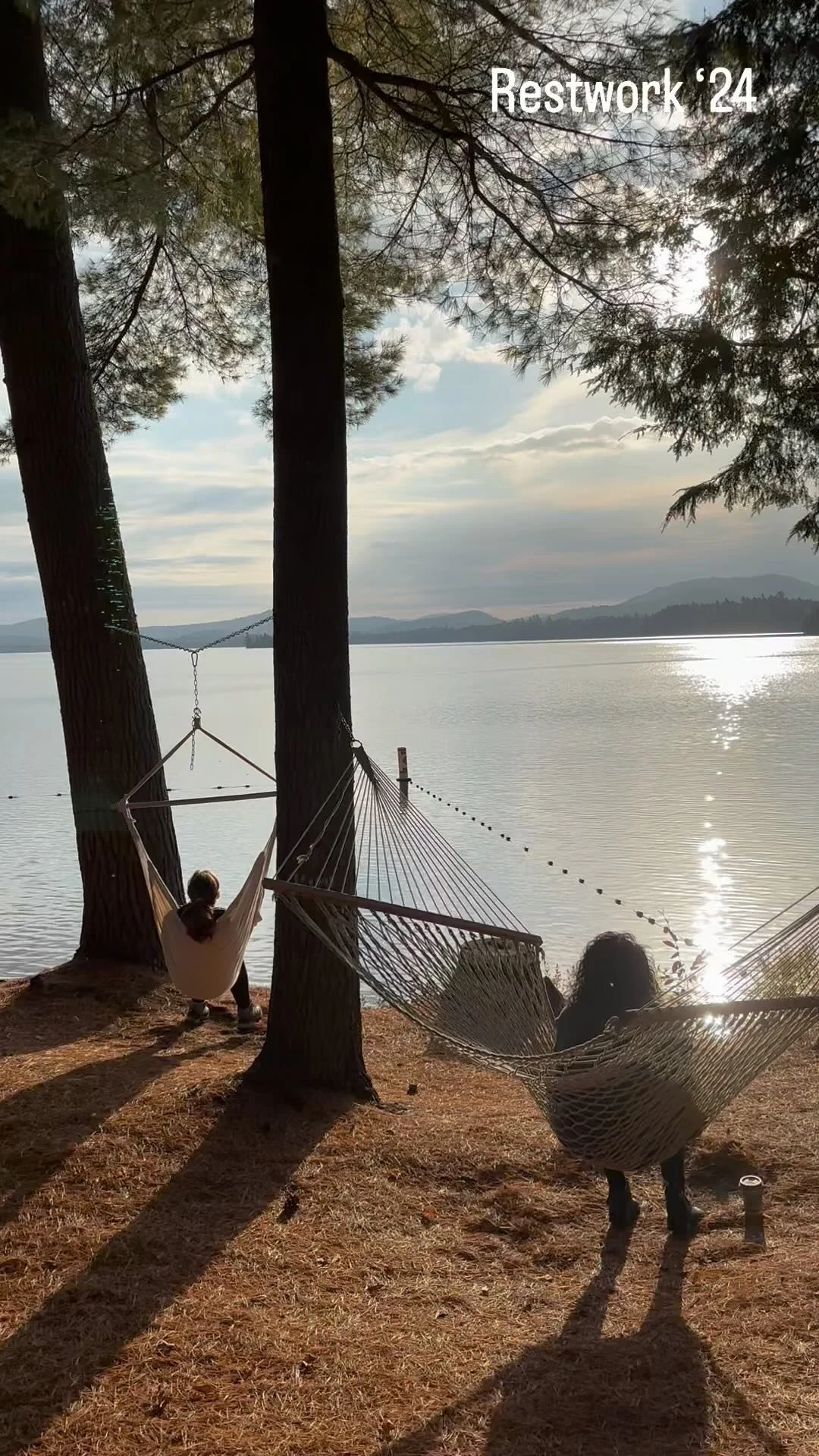 The final Restwork cohort of 2024 completed their intensive today. A beautiful #Adirondack sunrise greeted them and sent them off into the days ahead. In a closing moment of awareness, one of the cohort members led us in song as we welcomed the sun&r