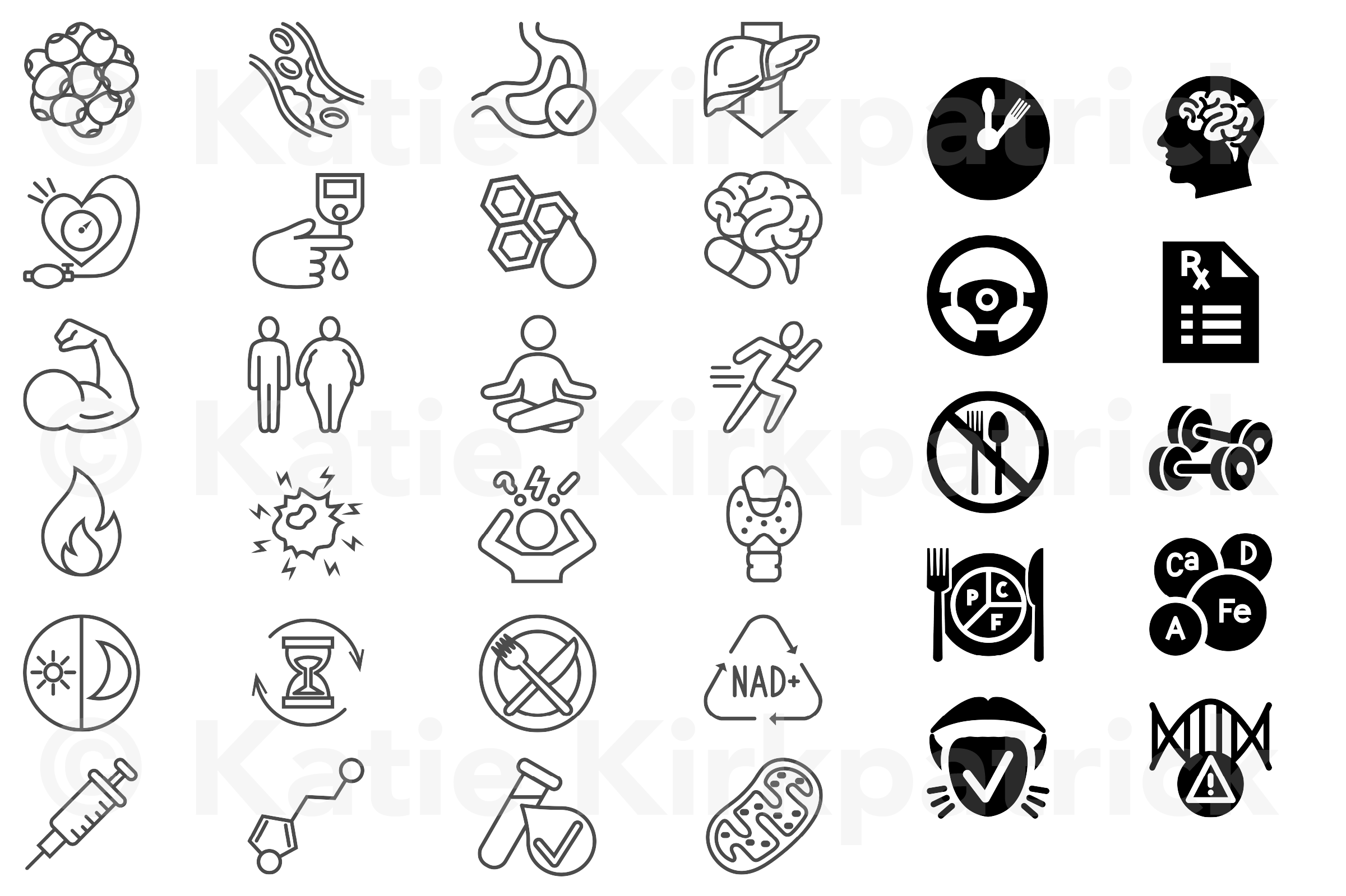 Genetics Report Icon Library