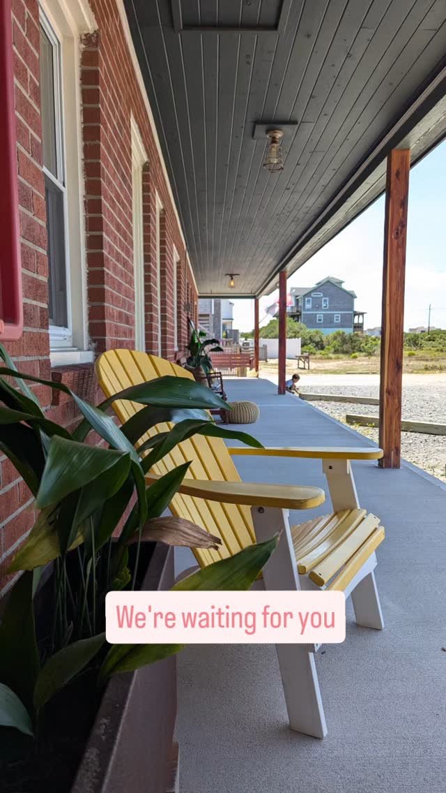 This hotel has been around longer than any other on Hatteras Island.
some of the older guests can even remember a time when if you were on vacation here and someone from home wanted to reach you you would have to call the office and specify which r