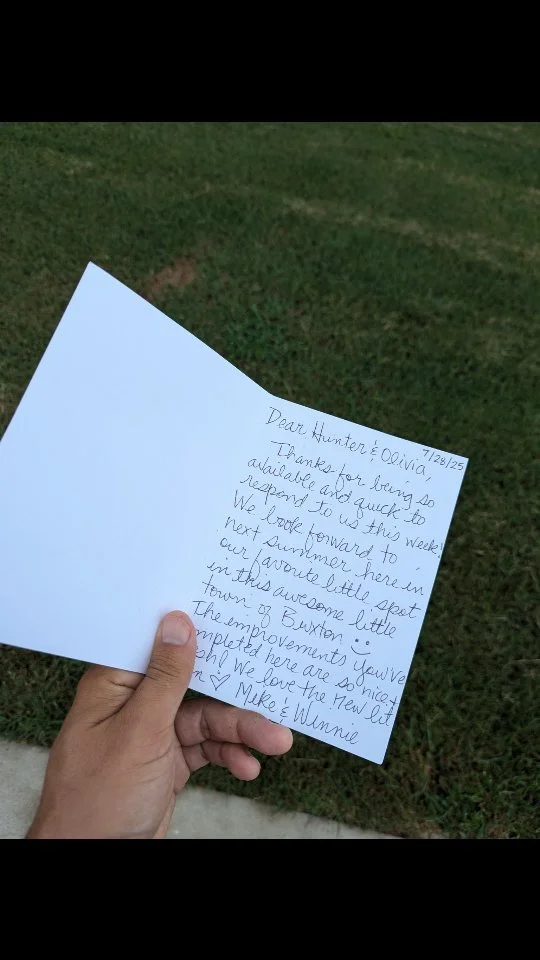 This note from Mike & Winnie hit home.
When Olivia and I first started this journey, we were driven by all the usual things—freedom, creativity, ownership. But Tower Circle has reshaped our hearts. It’s taught us that success isn&rsq