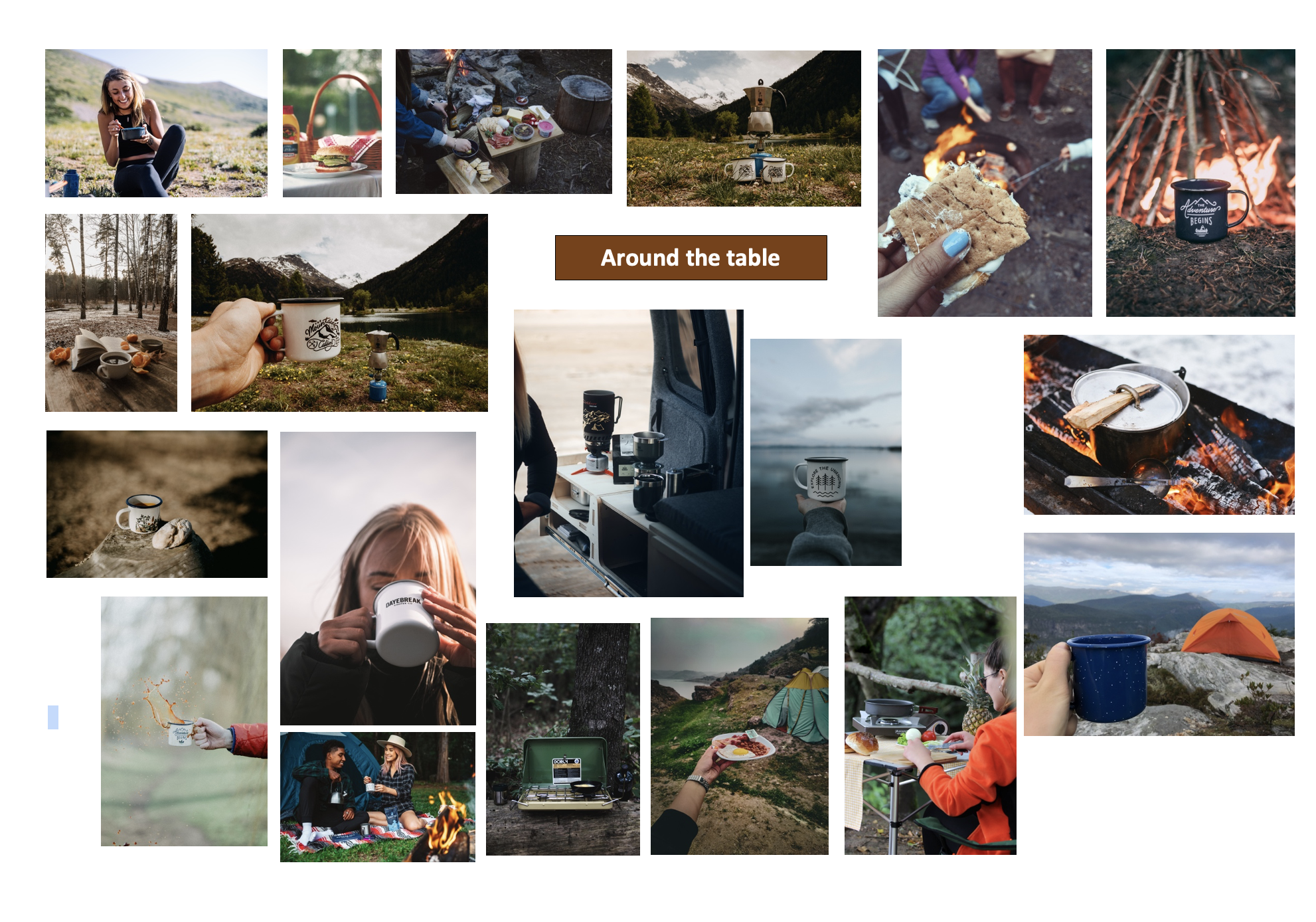 Coleman Content Shoot - mood board example