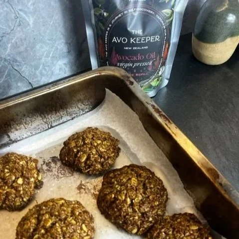 Anzac biscuit recipe using avocado oil