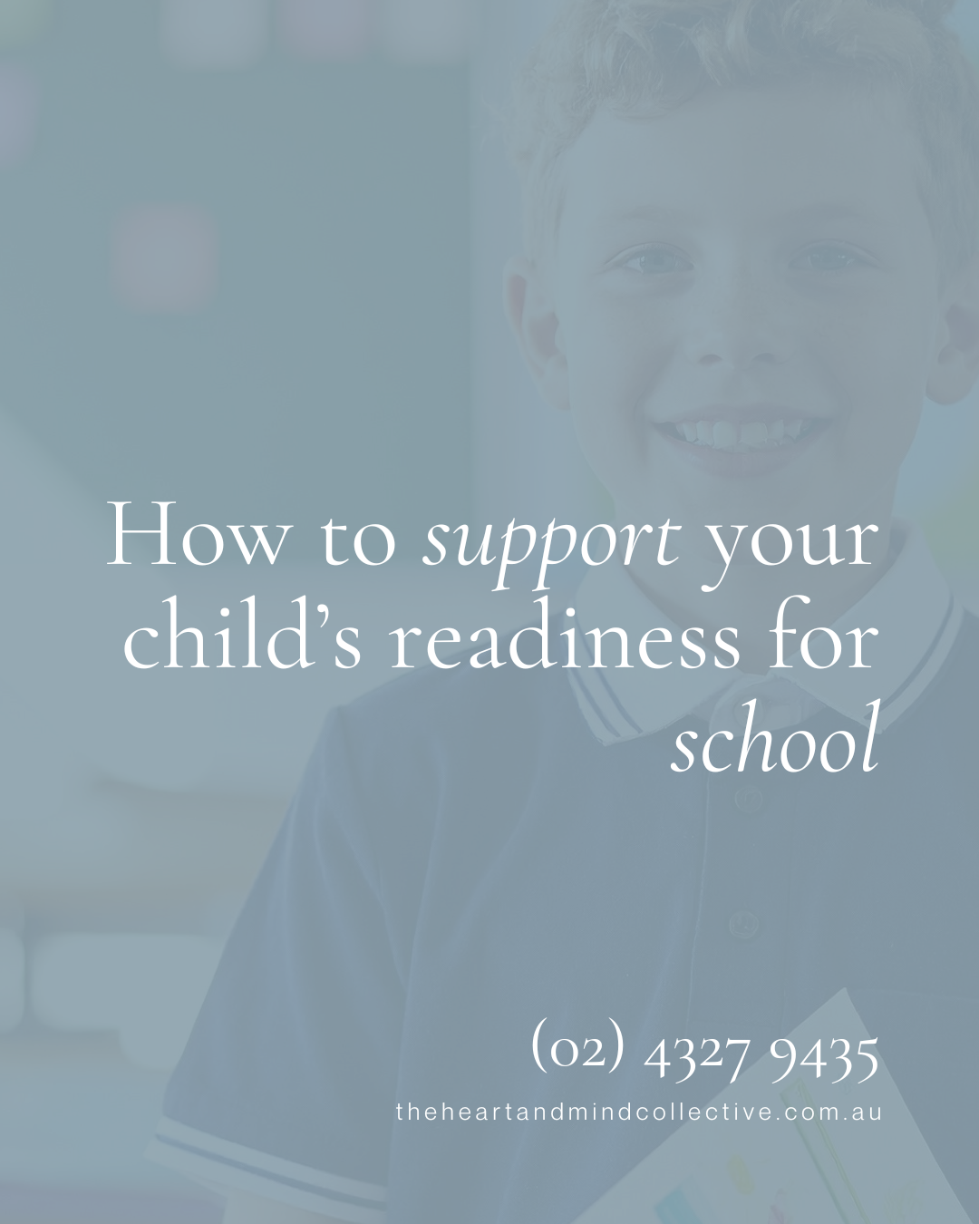 How to support your child’s readiness for school