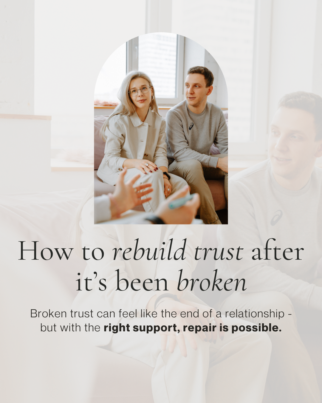 How to rebuild trust after it’s been broken in your relationship