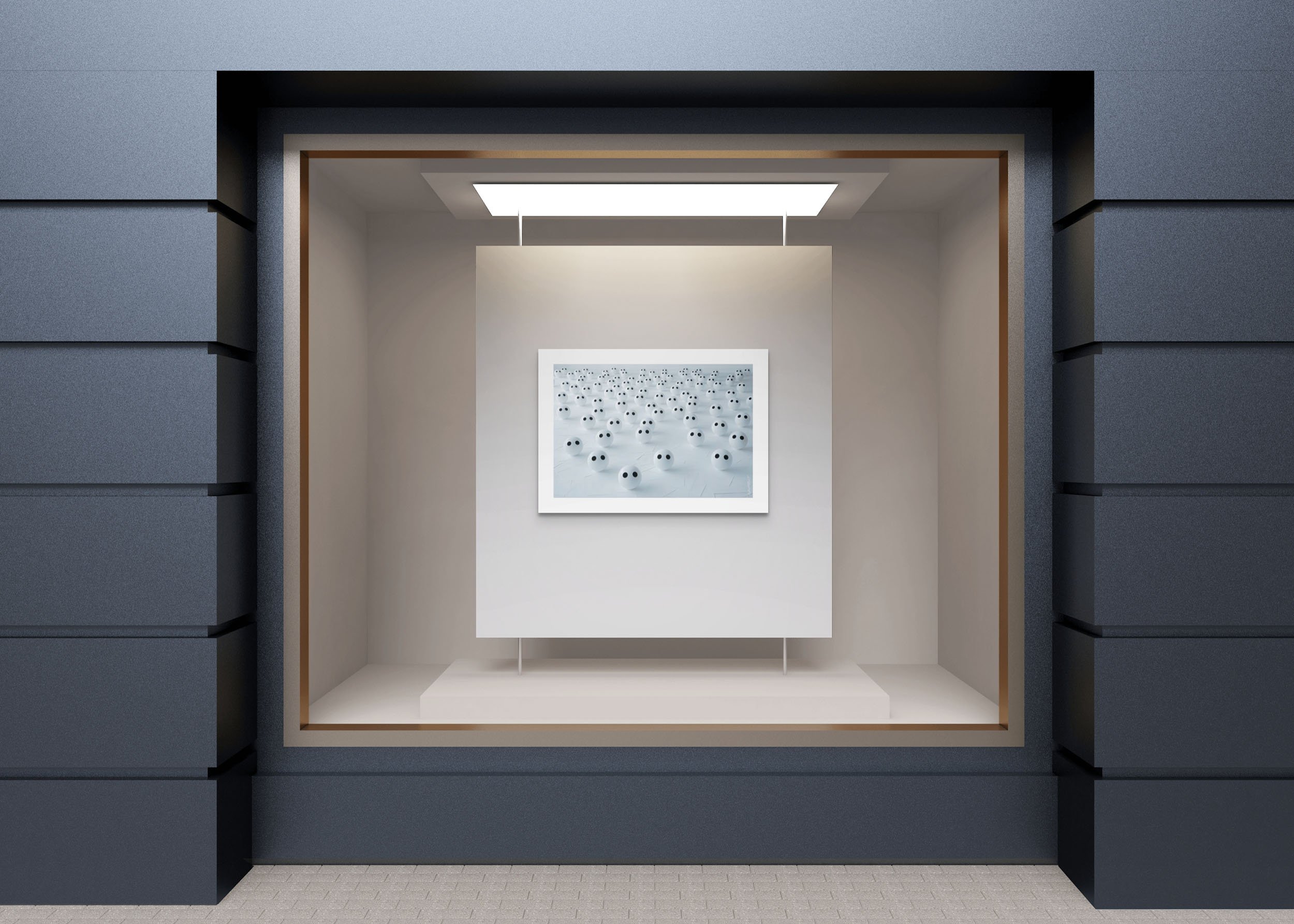 "Under the Clouds" by Azartget displayed in an interior setting.