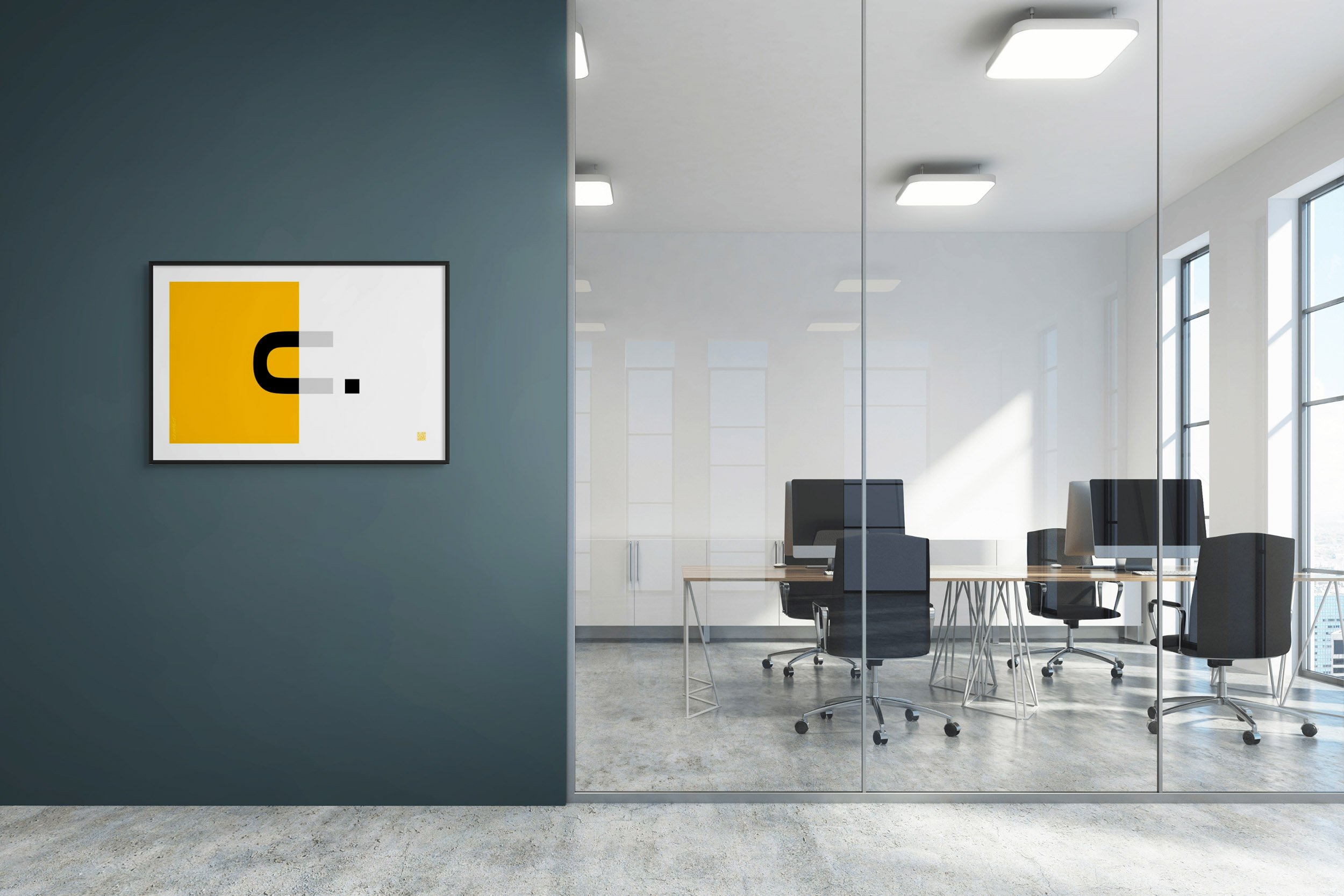 "New Idioms-You" by Azartget displayed in an interior setting.