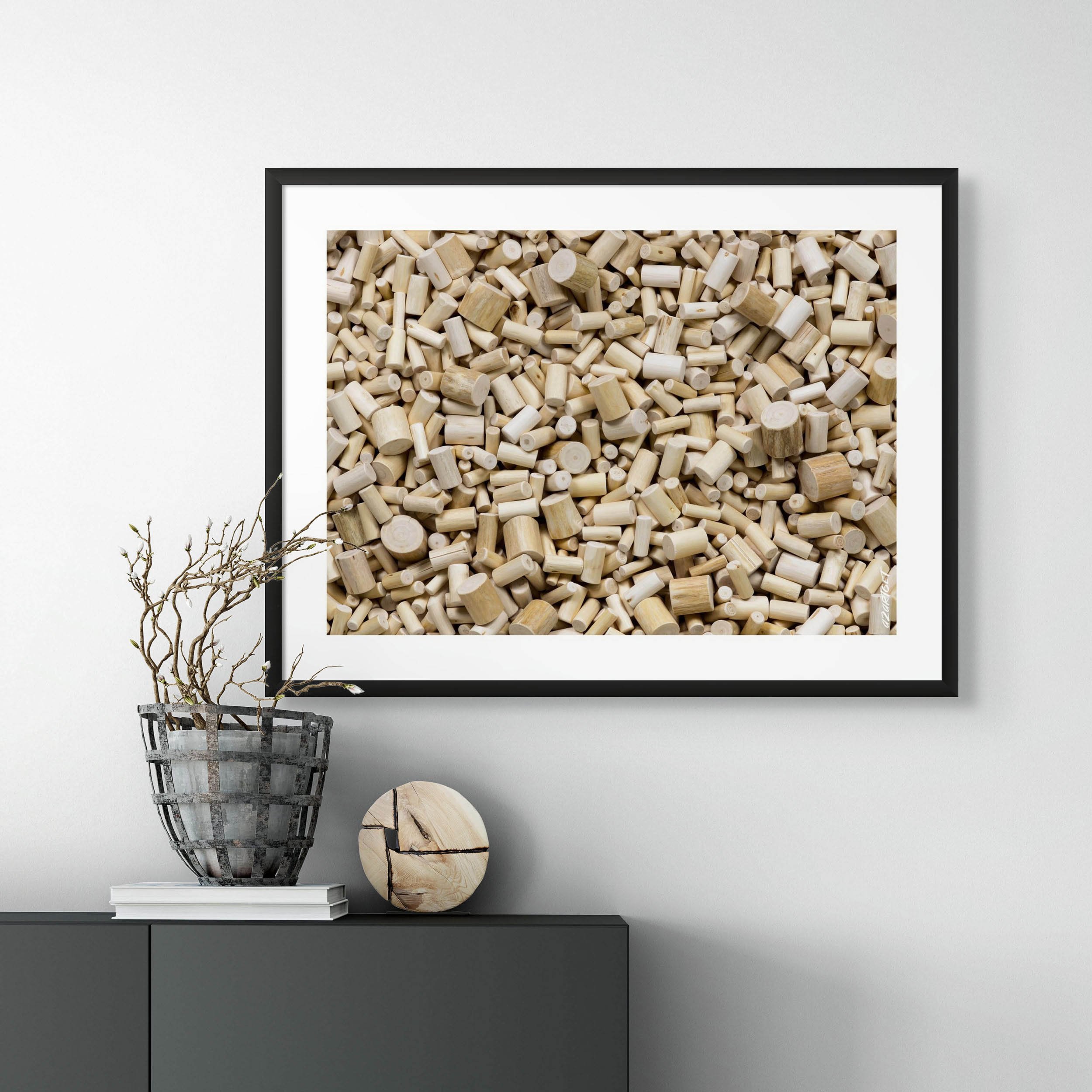 "Wonderful Mind" by Azartget displayed in an interior setting.