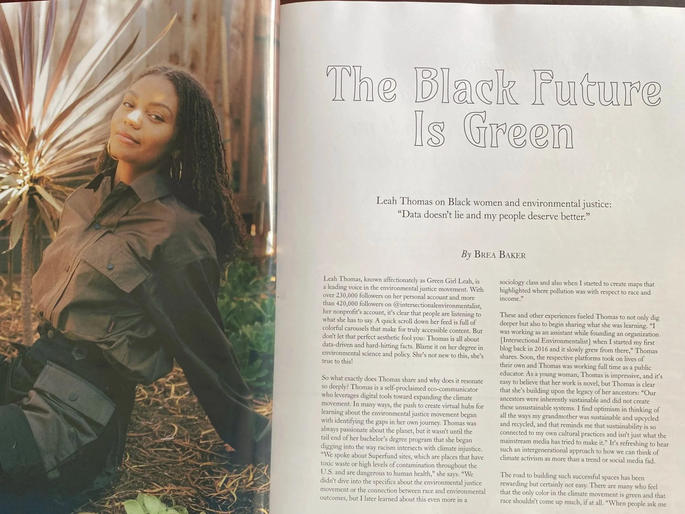 The Black Future Is Green: Leah Thomas on Black Women and Environmental Justice