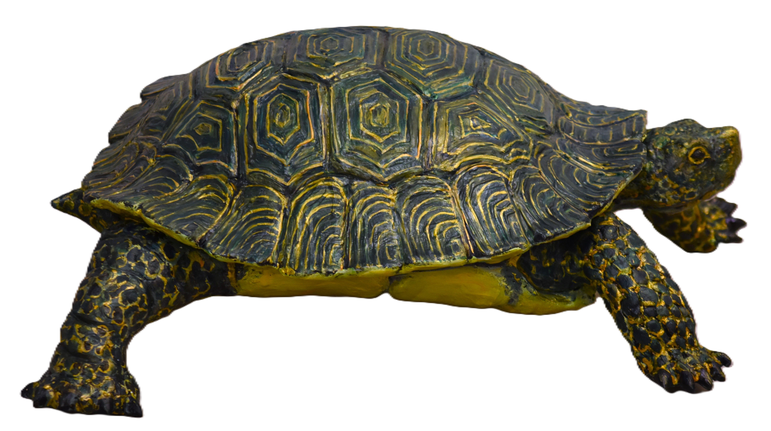 Speedy,  Ceramic, Acrylic, and Metallics,  9 x 20 x 19 Inches
