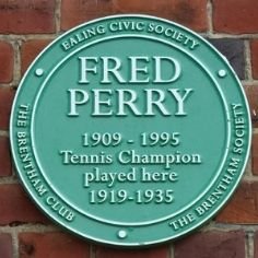 Fred Perry Plaque