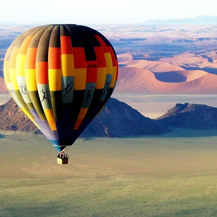 hot air balloon tour in sossusvlei _ Book through wildfoot adventure safaris