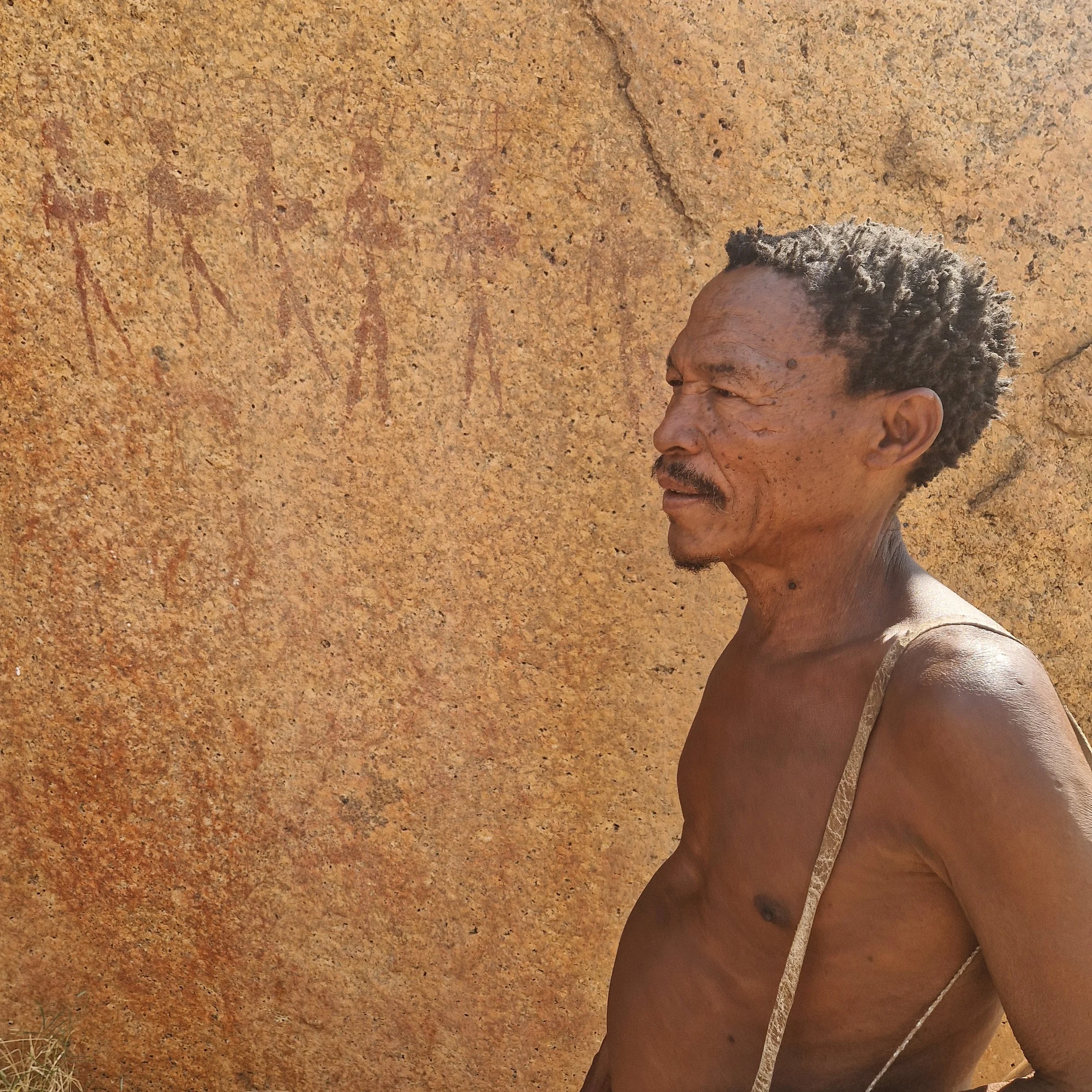 Rock paintings in Namibia, cultural and historical guided tours in africa
