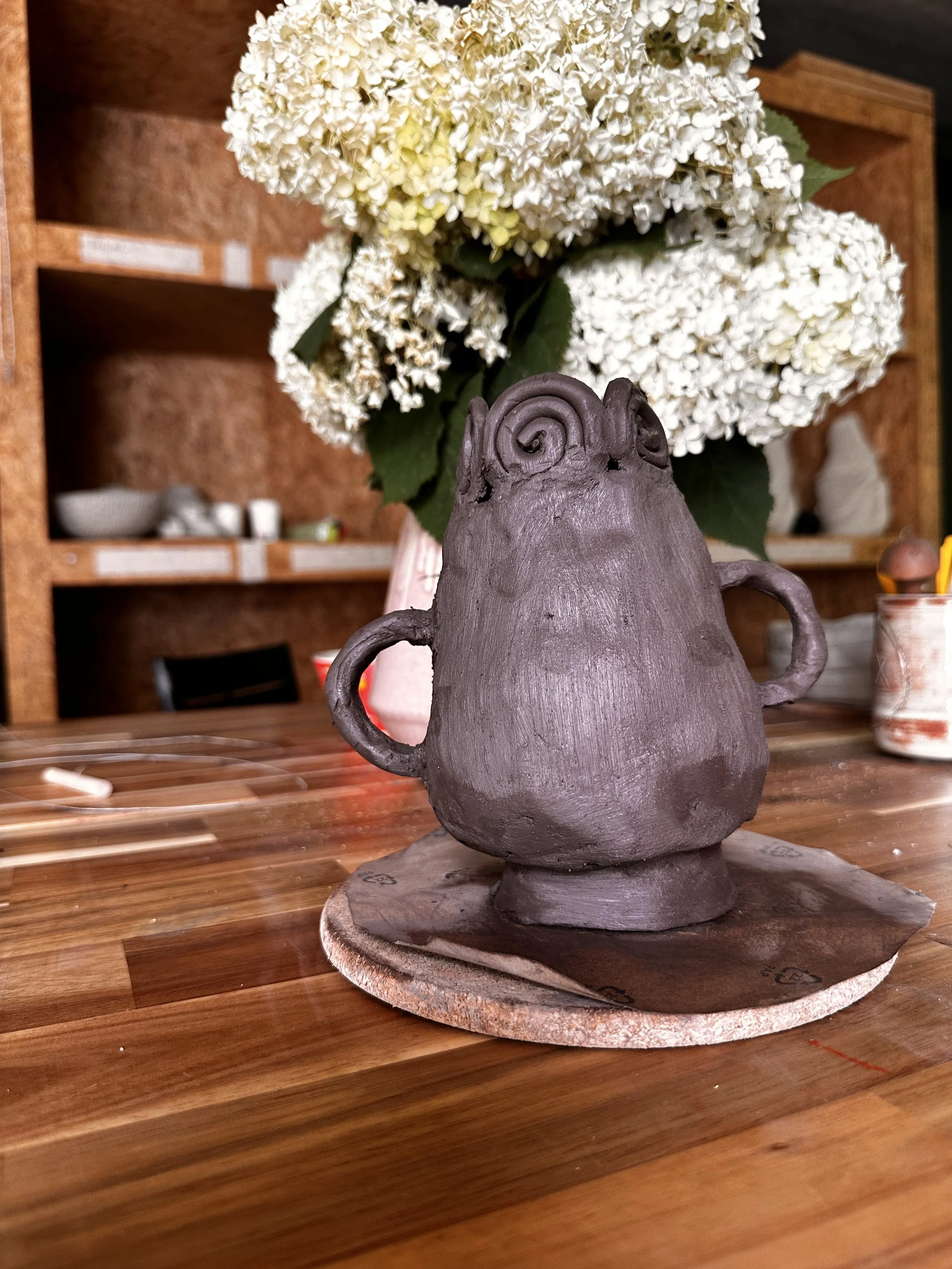 ceramic cup of a student work