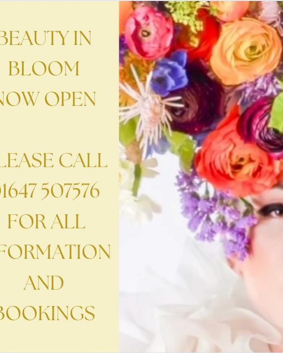The appointment book is officially open, 01647 507576. We are taking bookings for Wednesday onward. 🌺 give us a call to book your pamper