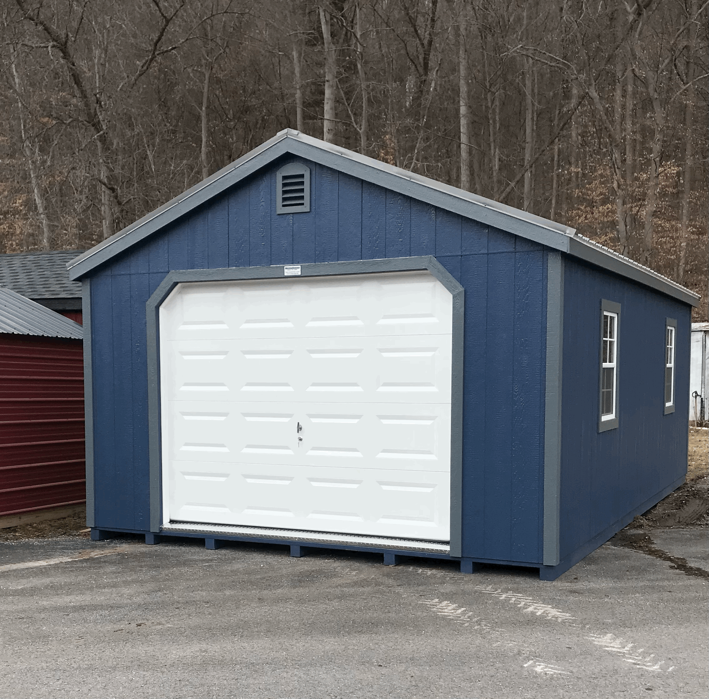 A-frame Garage 14x24 1424AFG24507