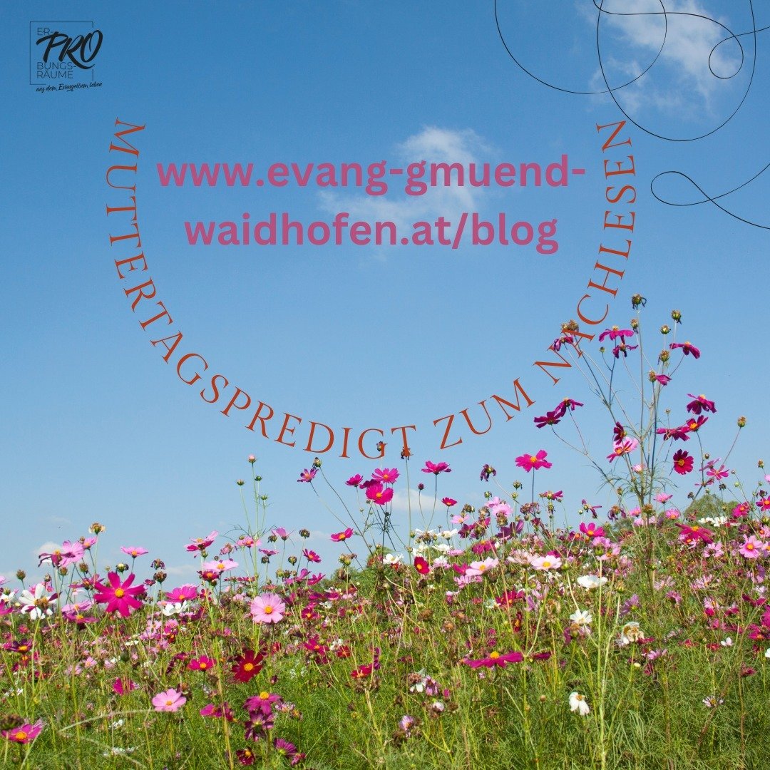 #erprobungsr&auml;ume #evangelischimwaldviertel 
https://www.evang-gmuend-waidhofen.at/blog/muttertag2024