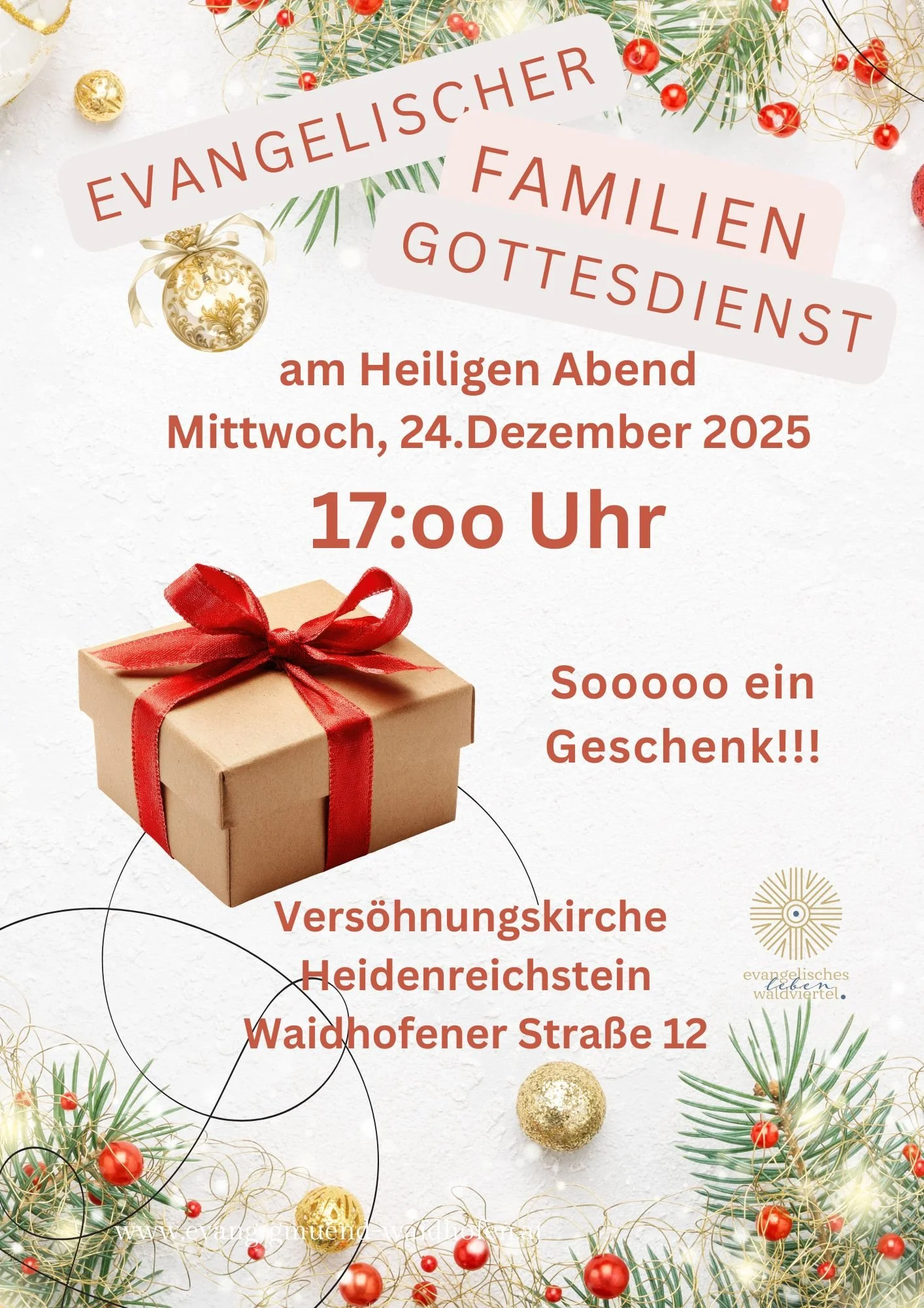 Familiengottesdienst am Heiligen Abend