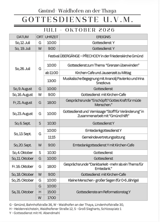 Gemeindebrief Sommer-Herbst
