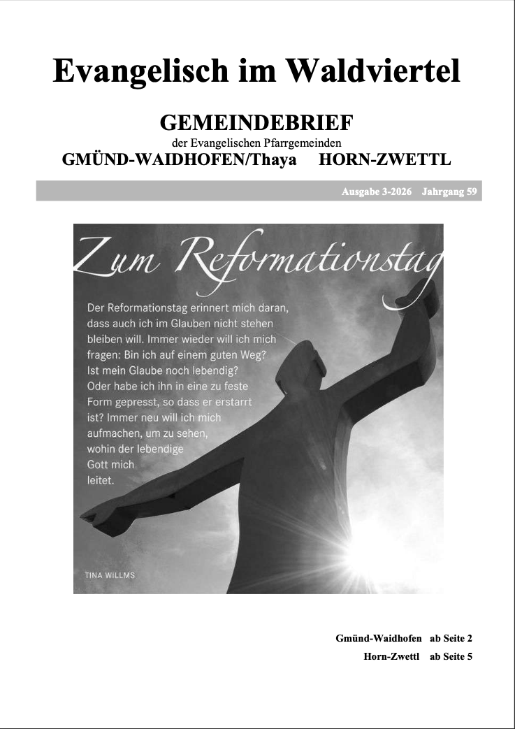 Gemeindebrief Herbst-Winter 2026-2027