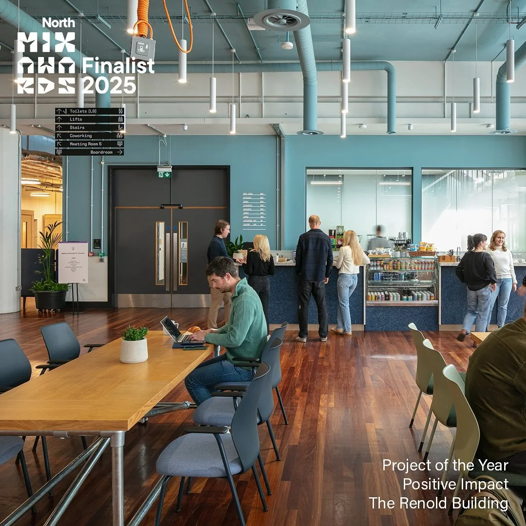 Four of our projects have been named finalists in @mix.interiors Mix Awards North 2025 &ndash; Project of the Year!

Each one started with a question we always ask: how can design make everyday life better?

From a reimagined brutalist icon to a town