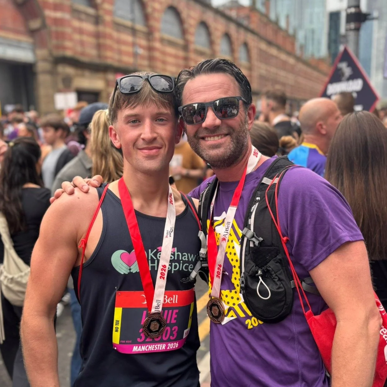 Team SpaceInvader supports Alzheimer's Society at the Great Manchester Run