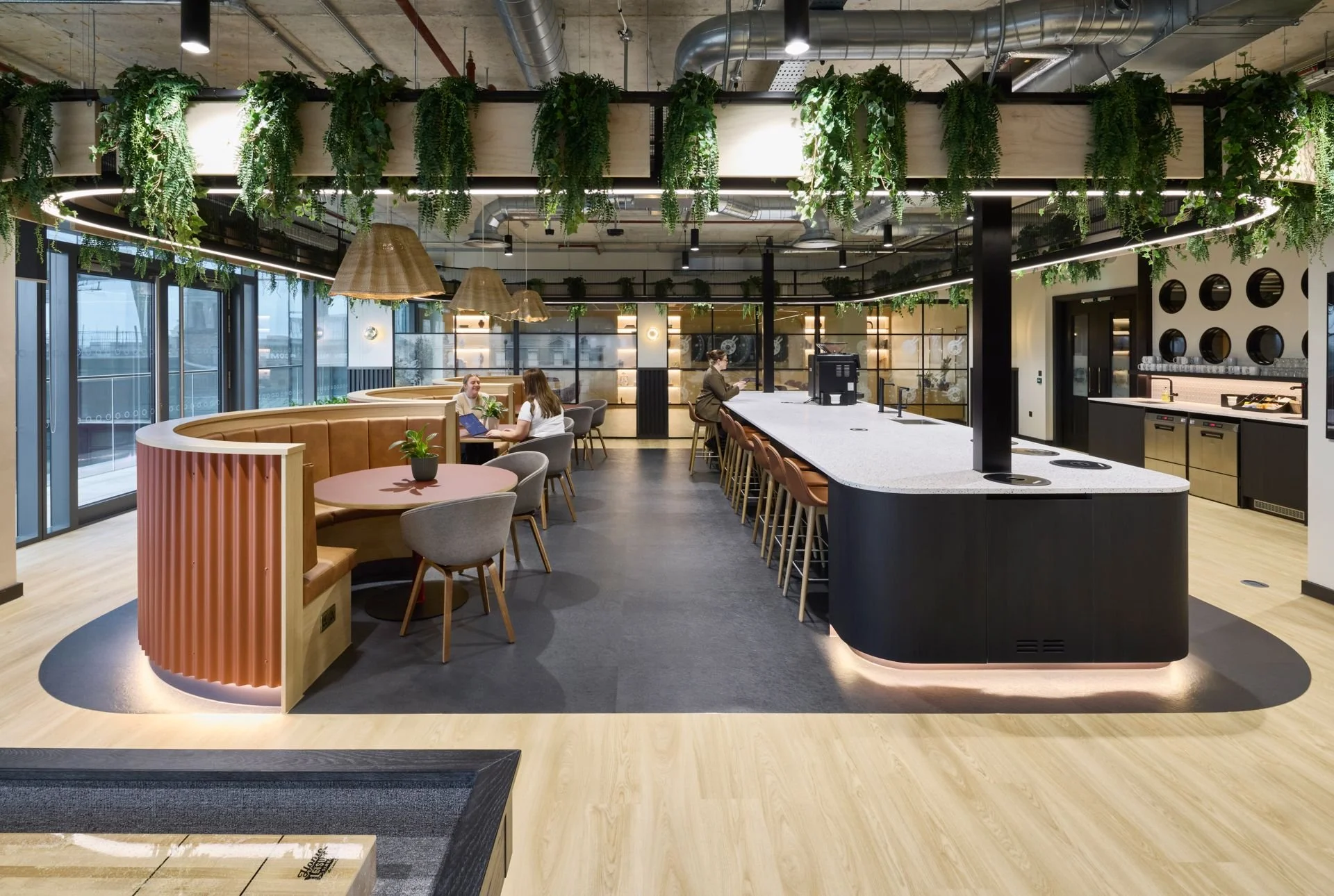 Connected workplace designed for a financial data company at No.1 St Michael’s in Manchester