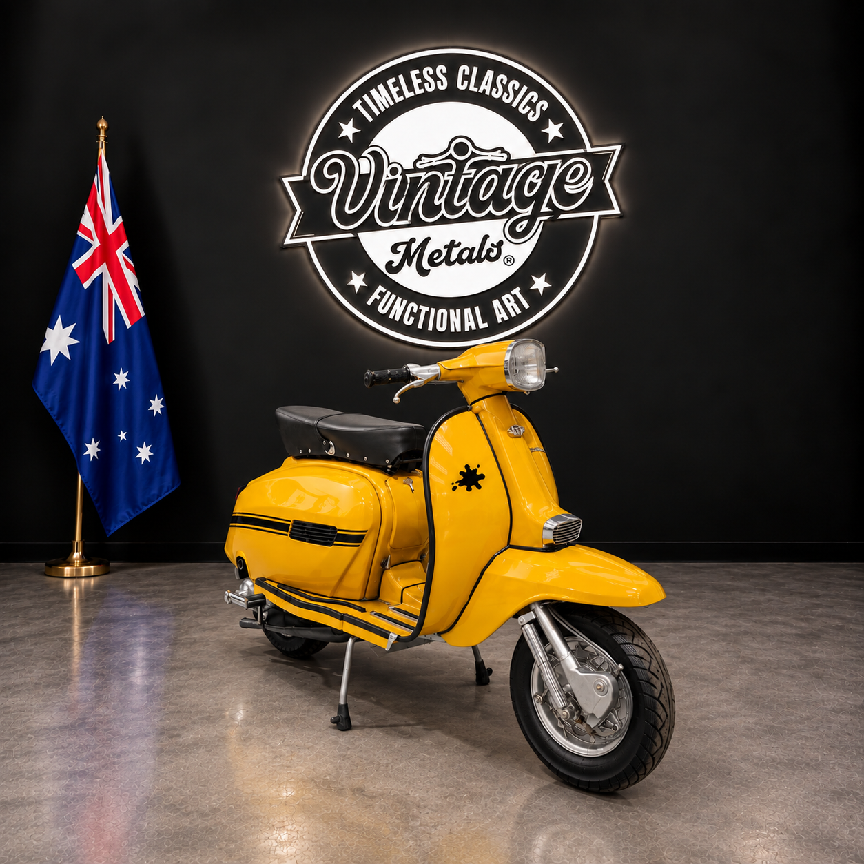 1974 LAMBRETTA GP150 (200cc) - "Gold Rush" - Coming Soon