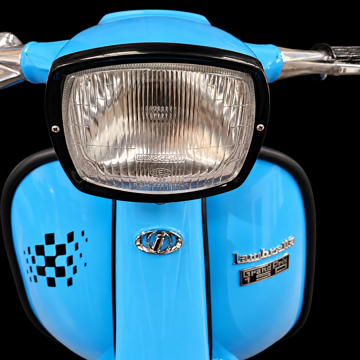 Classic Blue Lambretta Headlight Close-Up.png