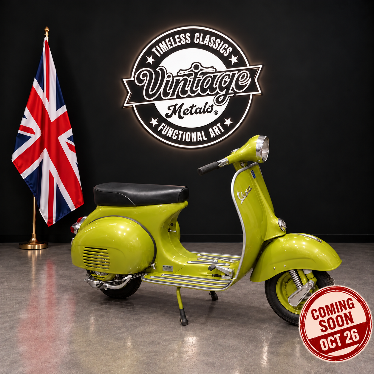 VESPA 150 (125cc) - "Lime Light" - (UK Branch)