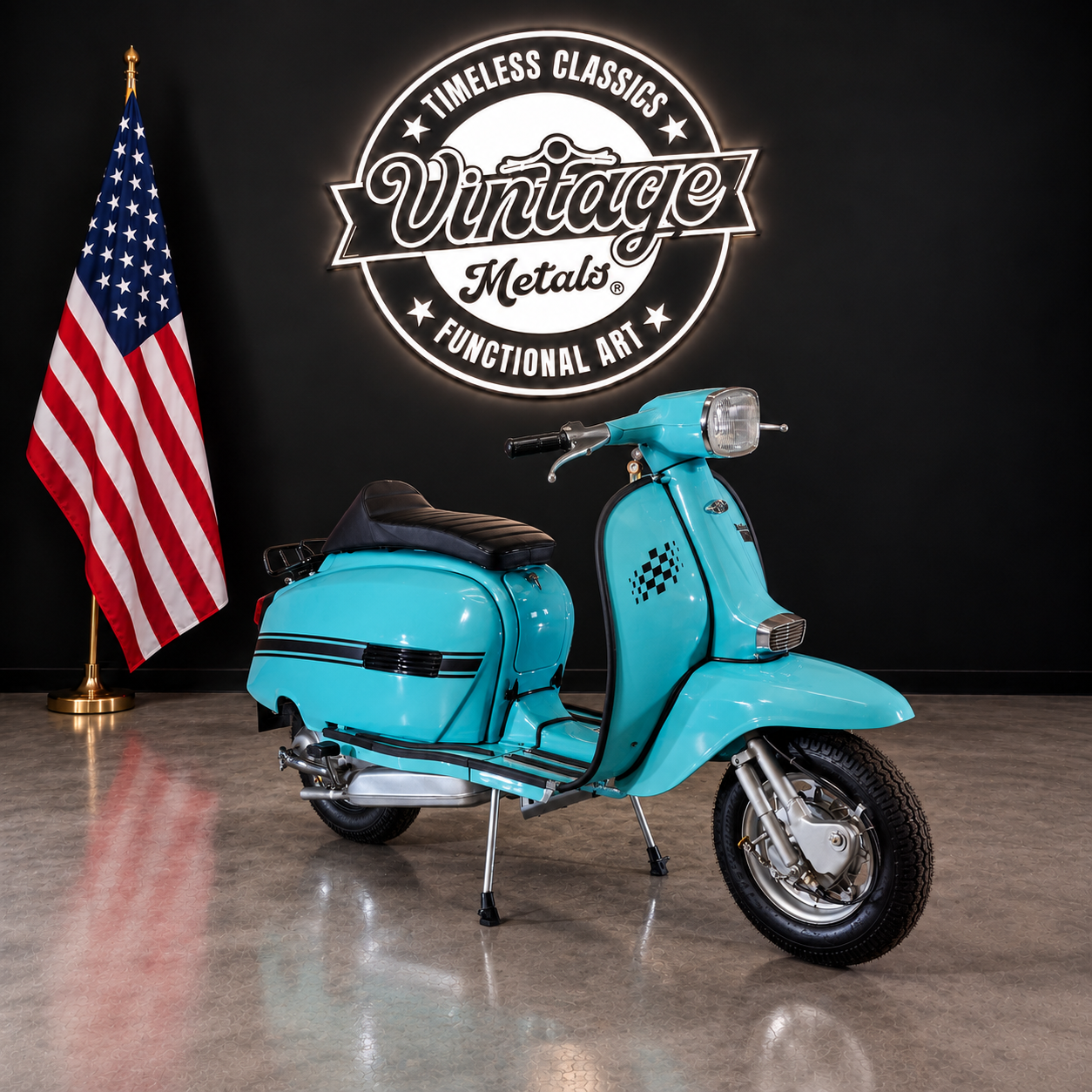 1976 LAMBRETTA GP150 (200cc) - "Turquoise Temptation" - Coming Soon