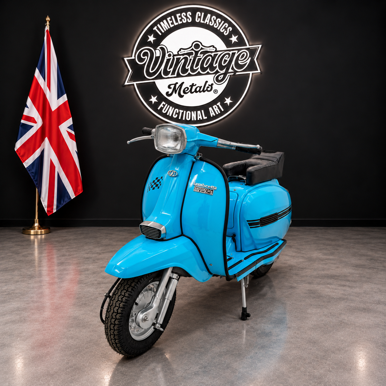 1976 LAMBRETTA GP150 (200cc) - "Blue Mermaid" - Coming Soon