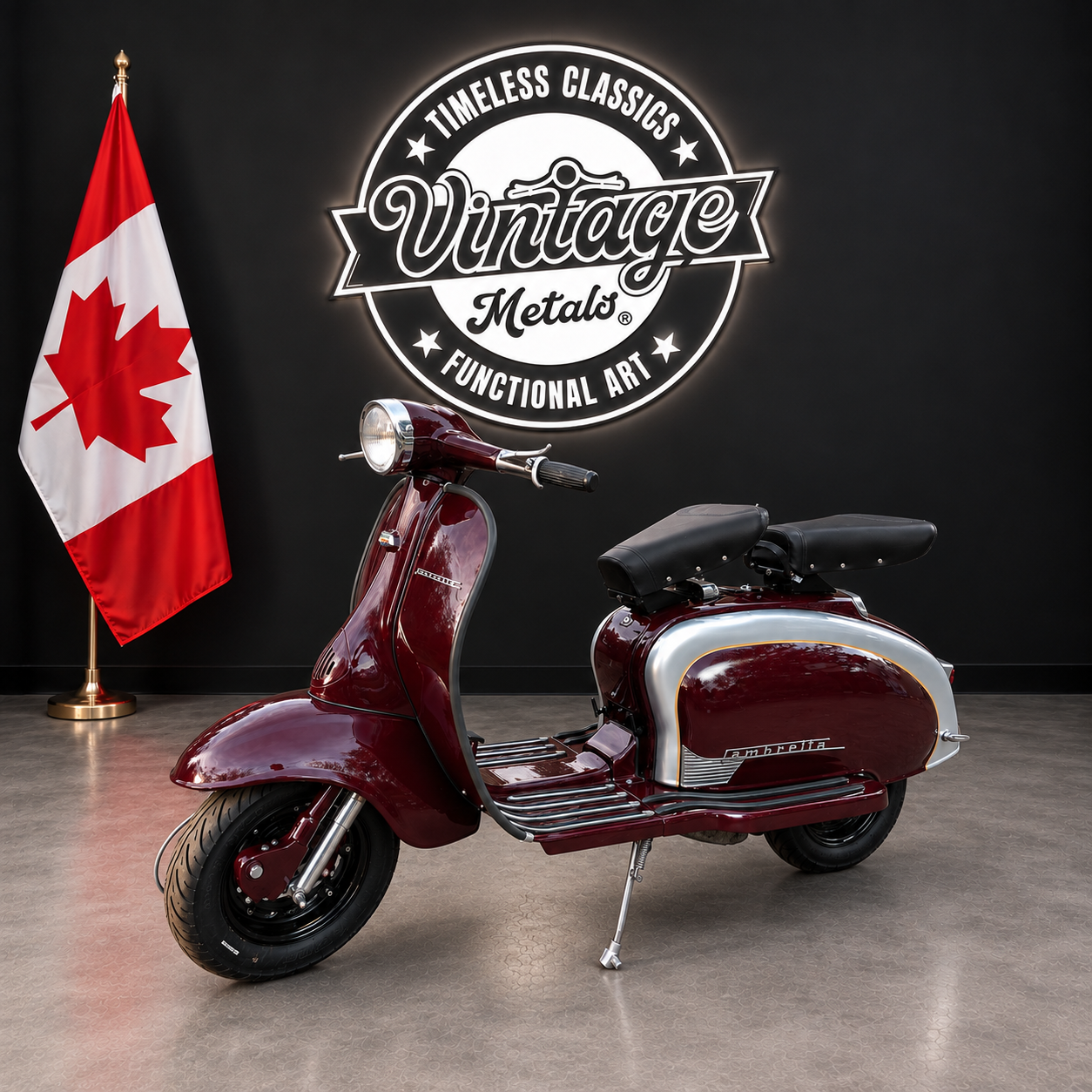 1966 LAMBRETTA Li Series 2 (200cc) - "The Maple Royale" - Coming Soon