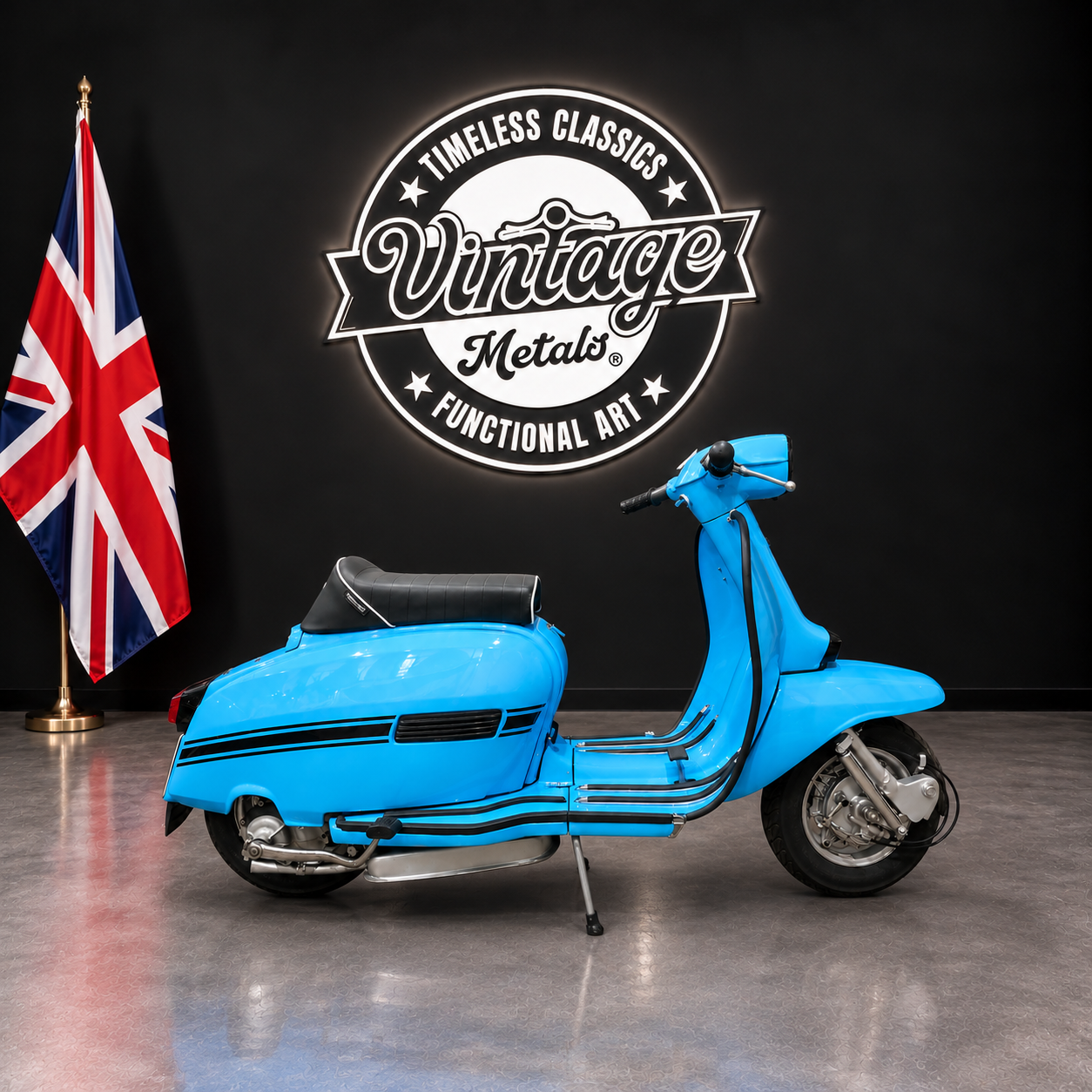 1976 LAMBRETTA GP150 - "Blue Ocean" - Coming Soon