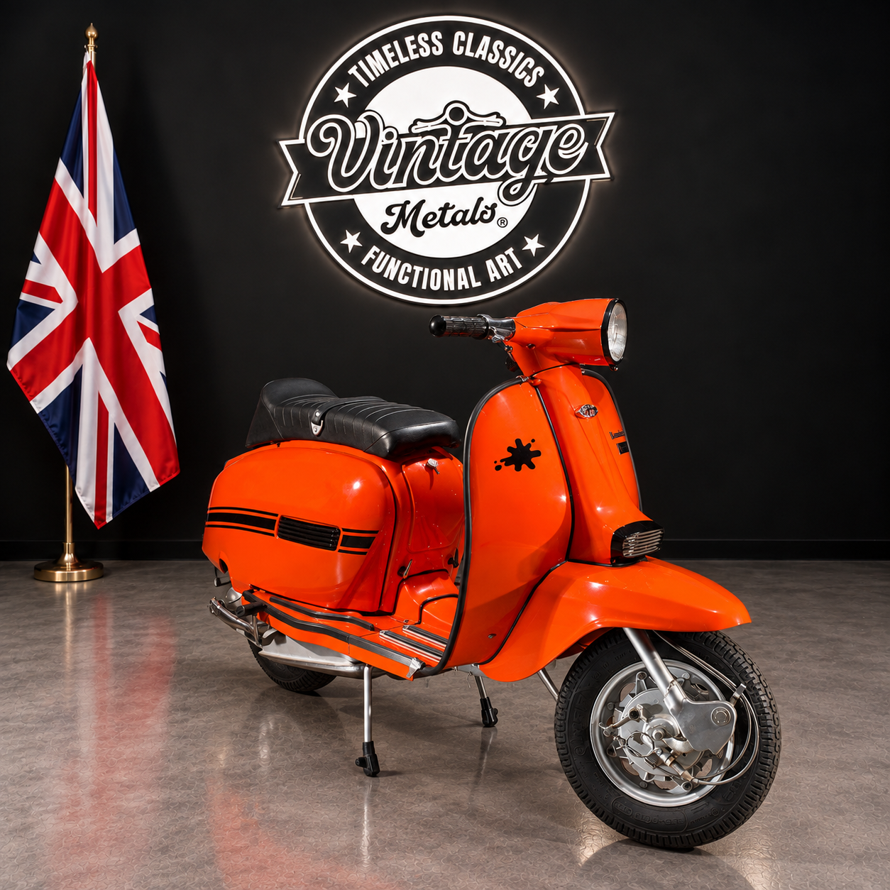 1978 LAMBRETTA GP150 (200cc) - "Orange Crush" - Coming Soon