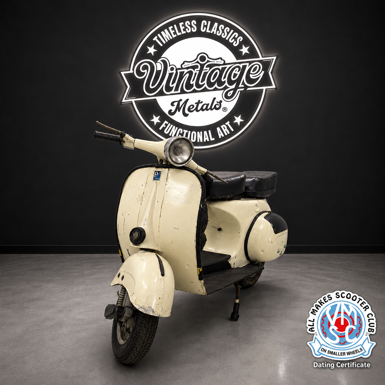 1968 Vespa (V402) (VMSC Dating Certificate)
