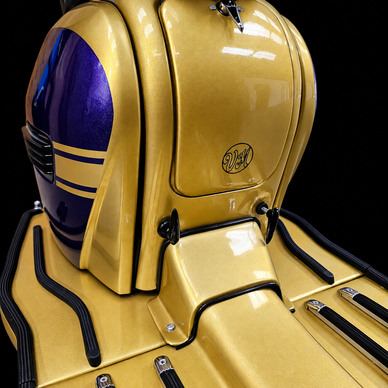 Vintage Gold and Purple Scooter Detail.png